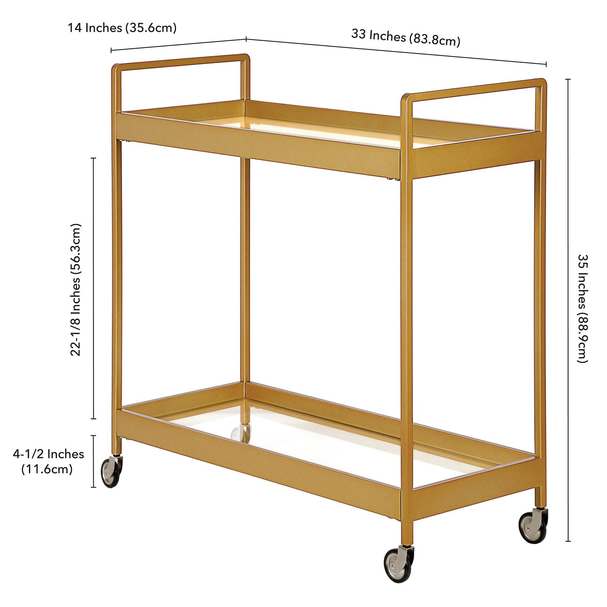 Apprentice Metal Bar Cart