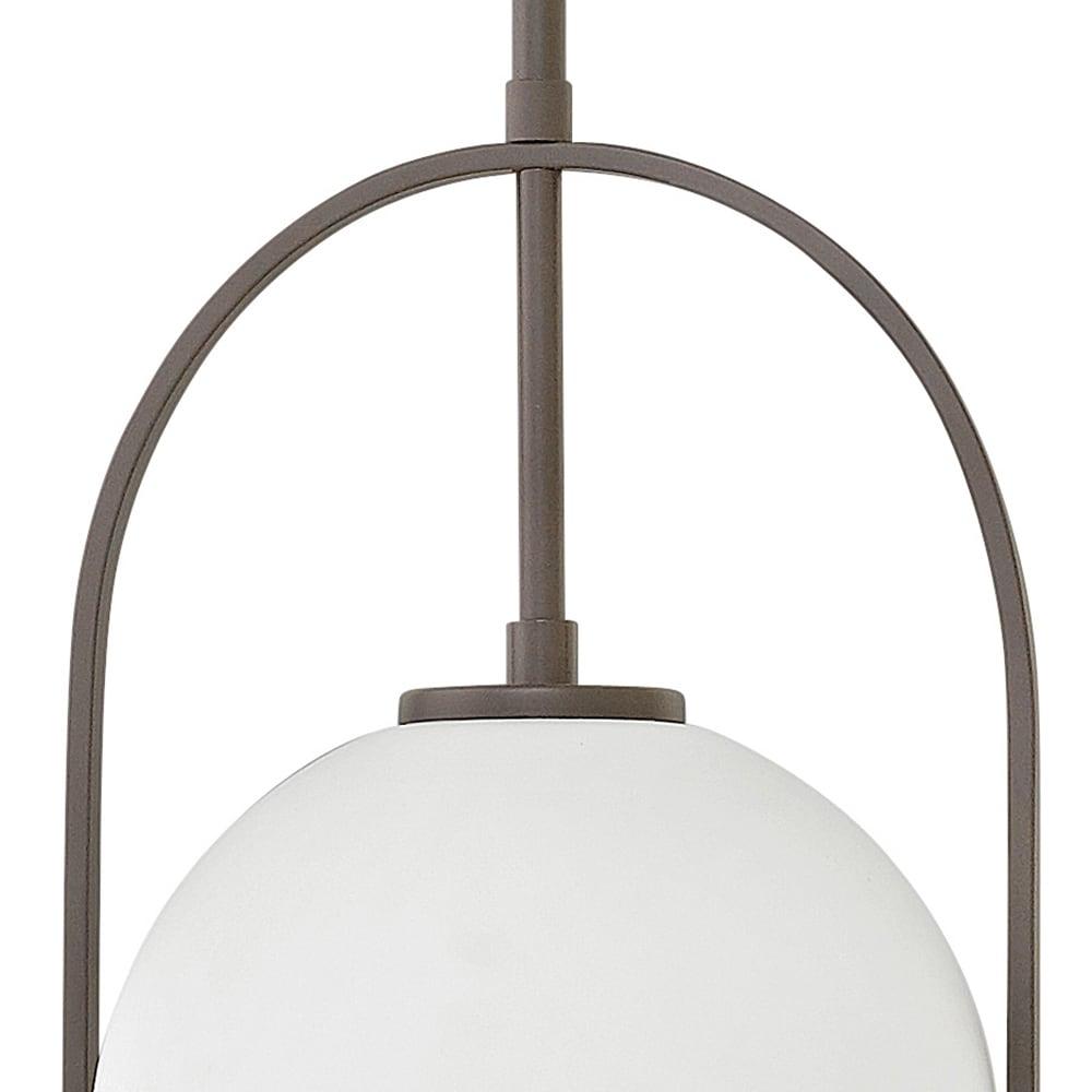 Arie Single Light Glass Dimmable Pendant