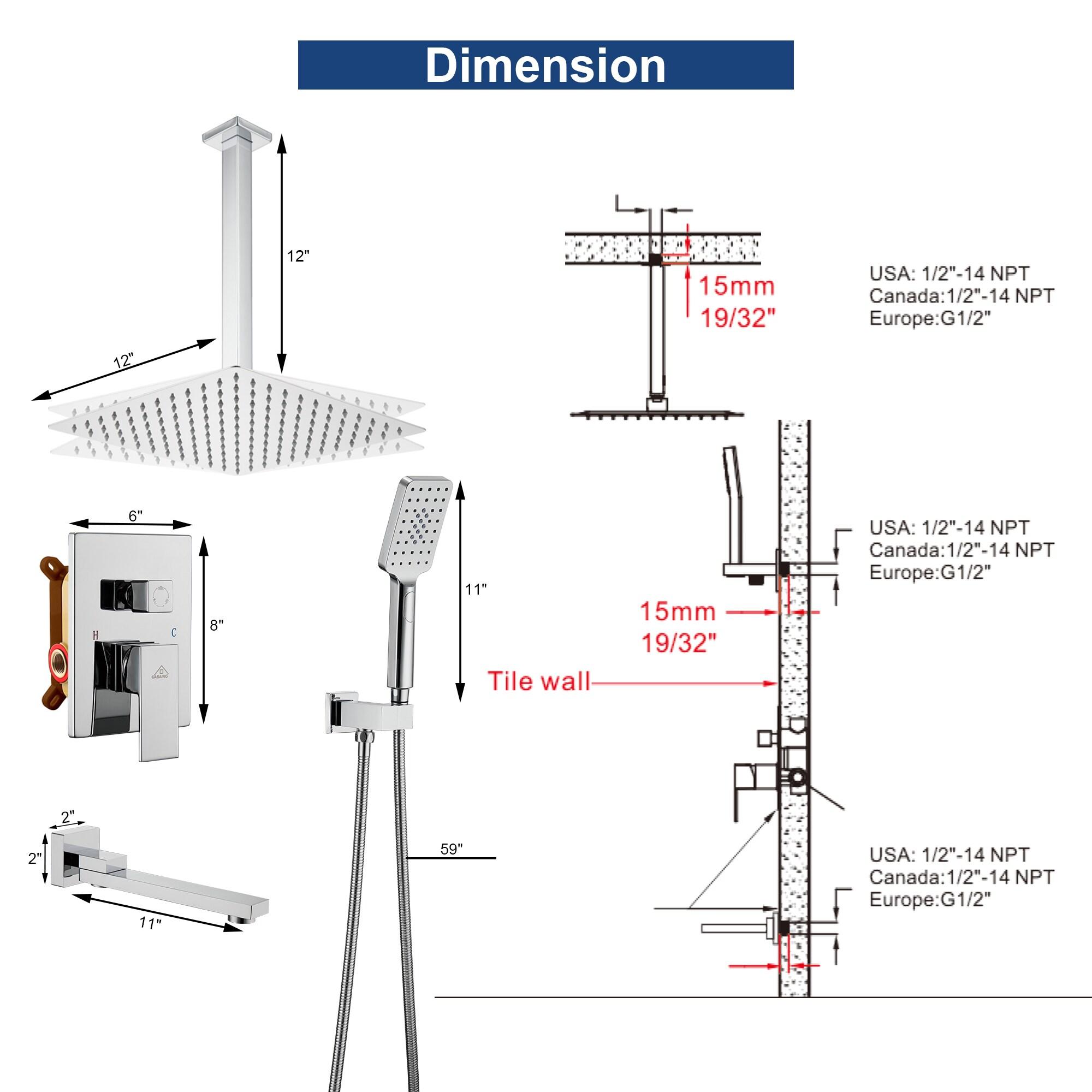 All-In-One Kit with Rough in-Valve
