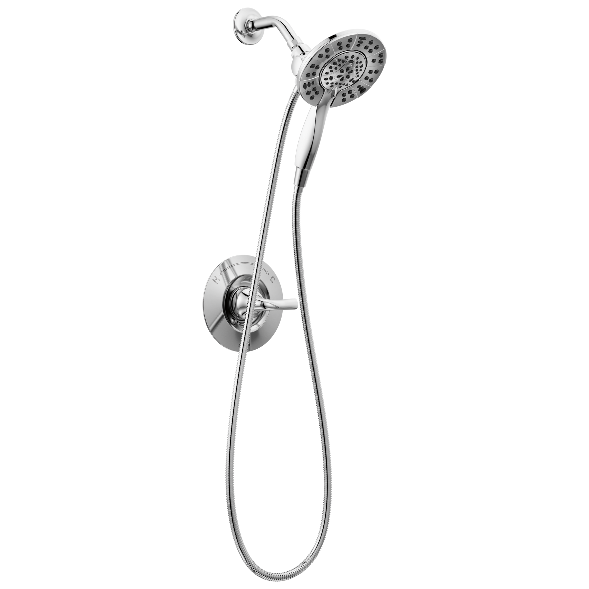 Arvo Single-Function Shower Faucet Set, Shower Trim Kit with In2ition Dual Shower Head and Valve