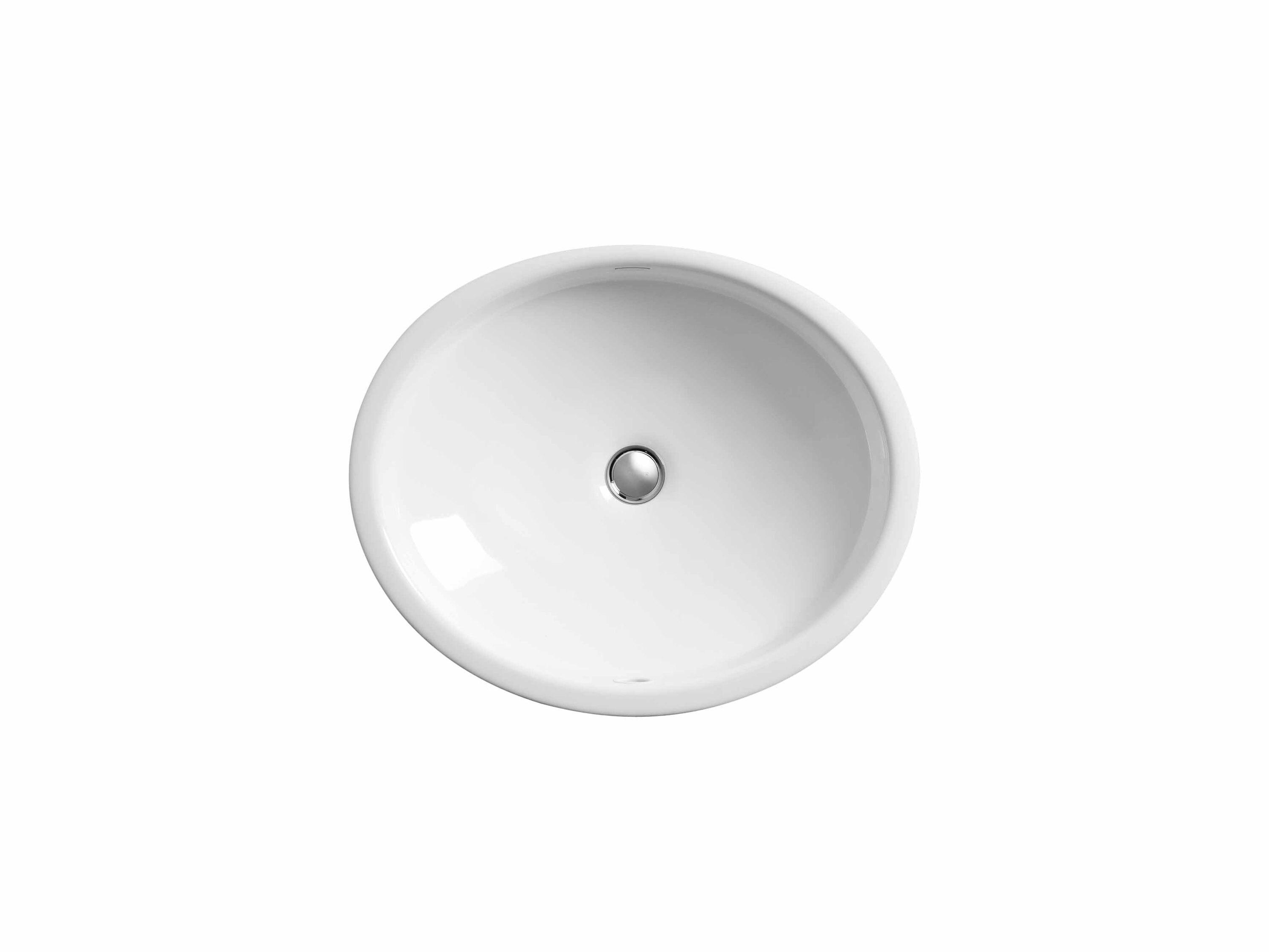 Canvas® Metal Oval Undermount Bathroom Sink with Overflow