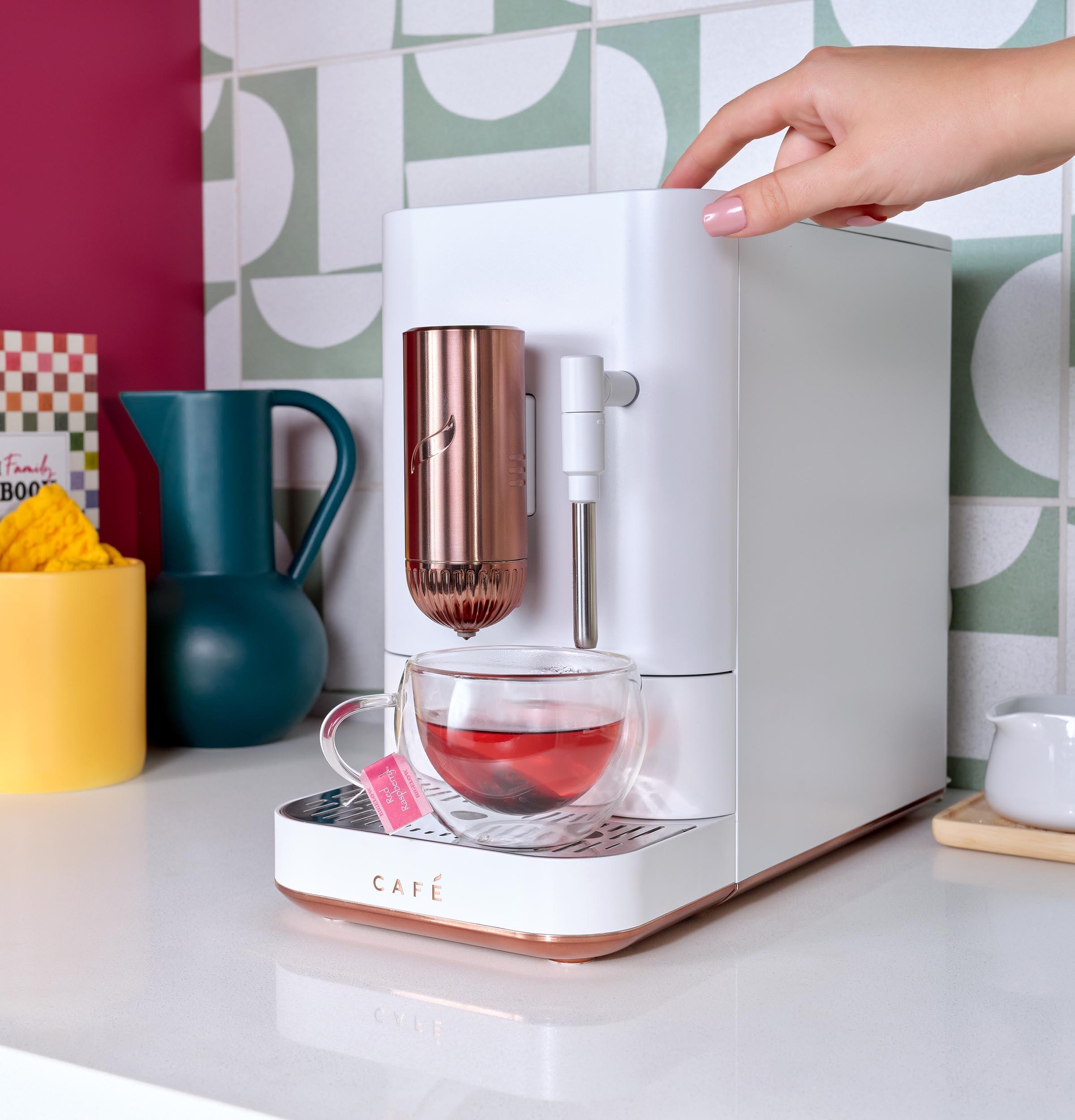 Café™ Matte White Affetto Automatic Espresso Machine