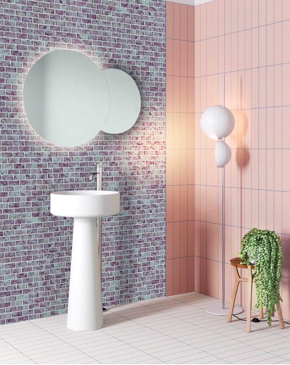 WS Tiles® Swimming Pool Series 1" x 2" Straight Edge Glass Mosaic Tile