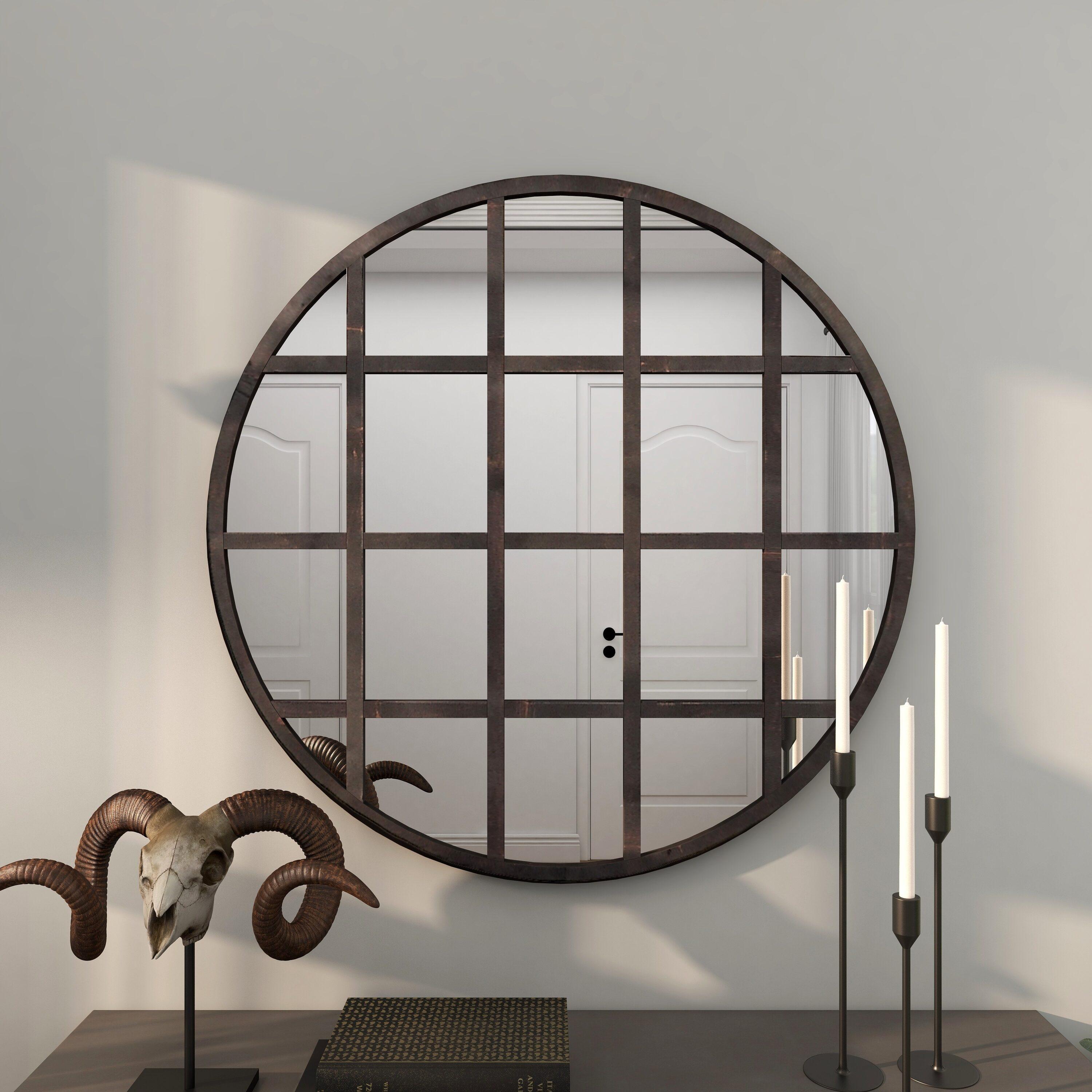 Paneled Modern & Contemporary Accent Mirror