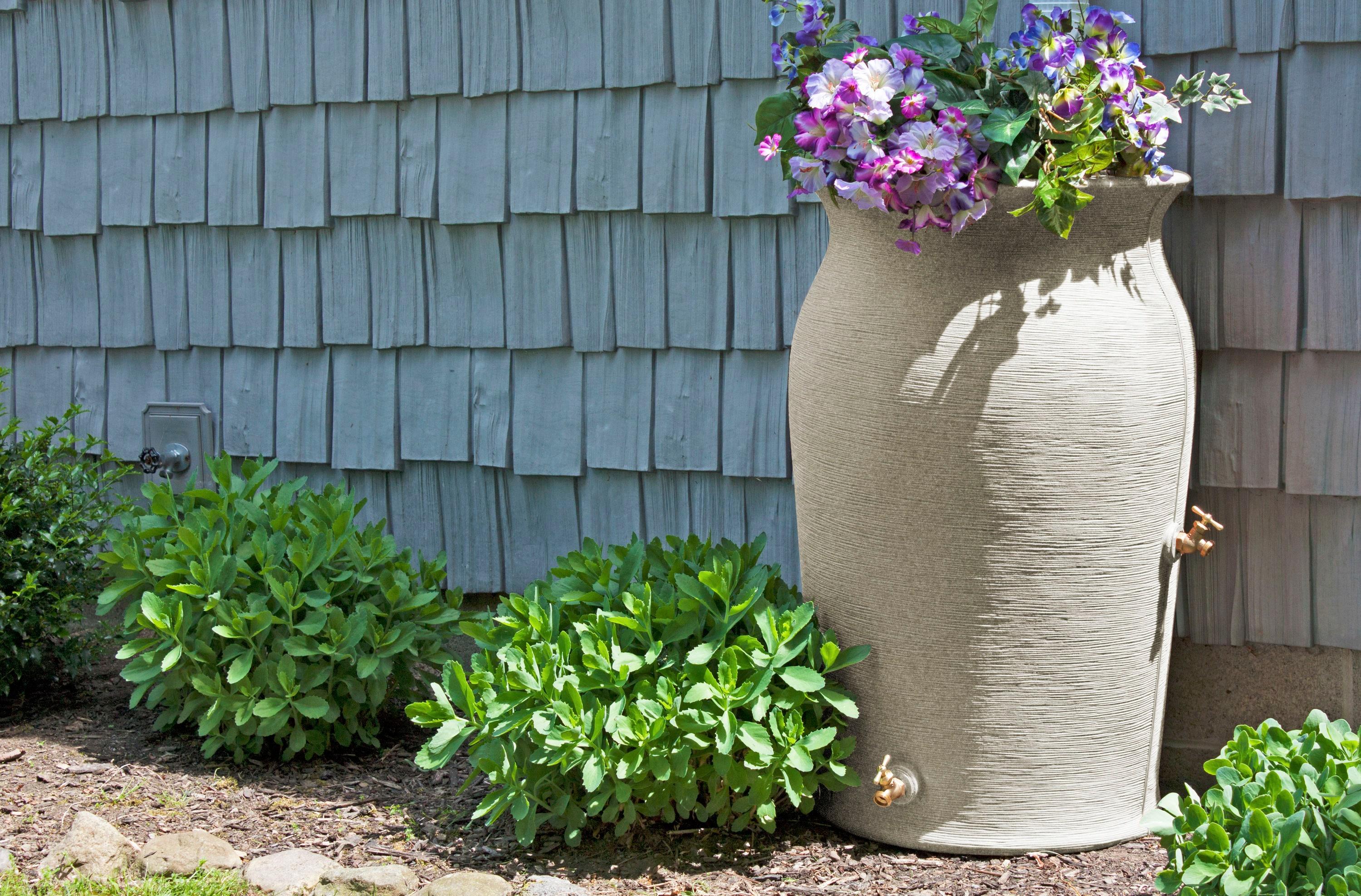 Red Barrel Studio® Red Barrel Studio® Plastic Planter Rain Barrel