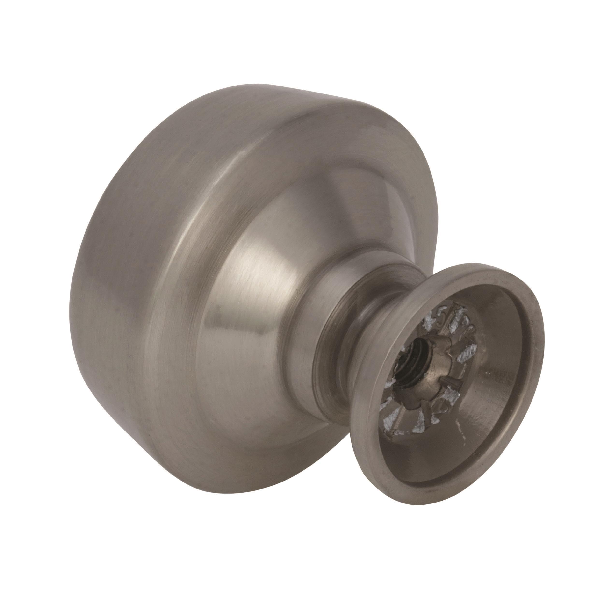 Amerock Kane 1-3/16 inch (30mm) Diameter Satin Nickel Cabinet Knob