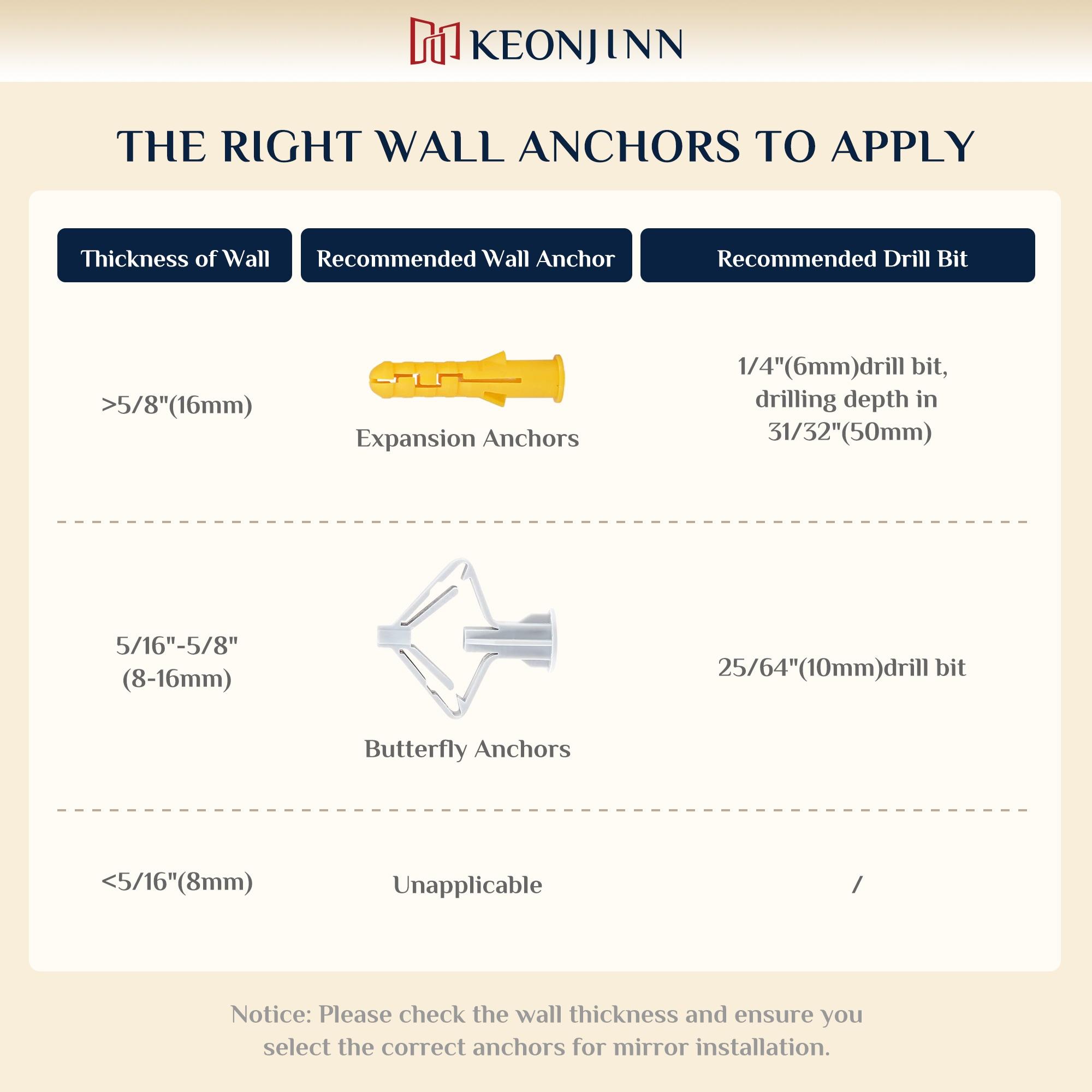 Keonjinn 84 x 32 Inch LED Bathroom Mirror with Lights 3 Color Temperature Frontlit Oversized Vanity Mirror Wall Mounted Anti-Fog, UL Listed LED Driver, Tempered Glass Dimmable Lighted Bathroom Mirror