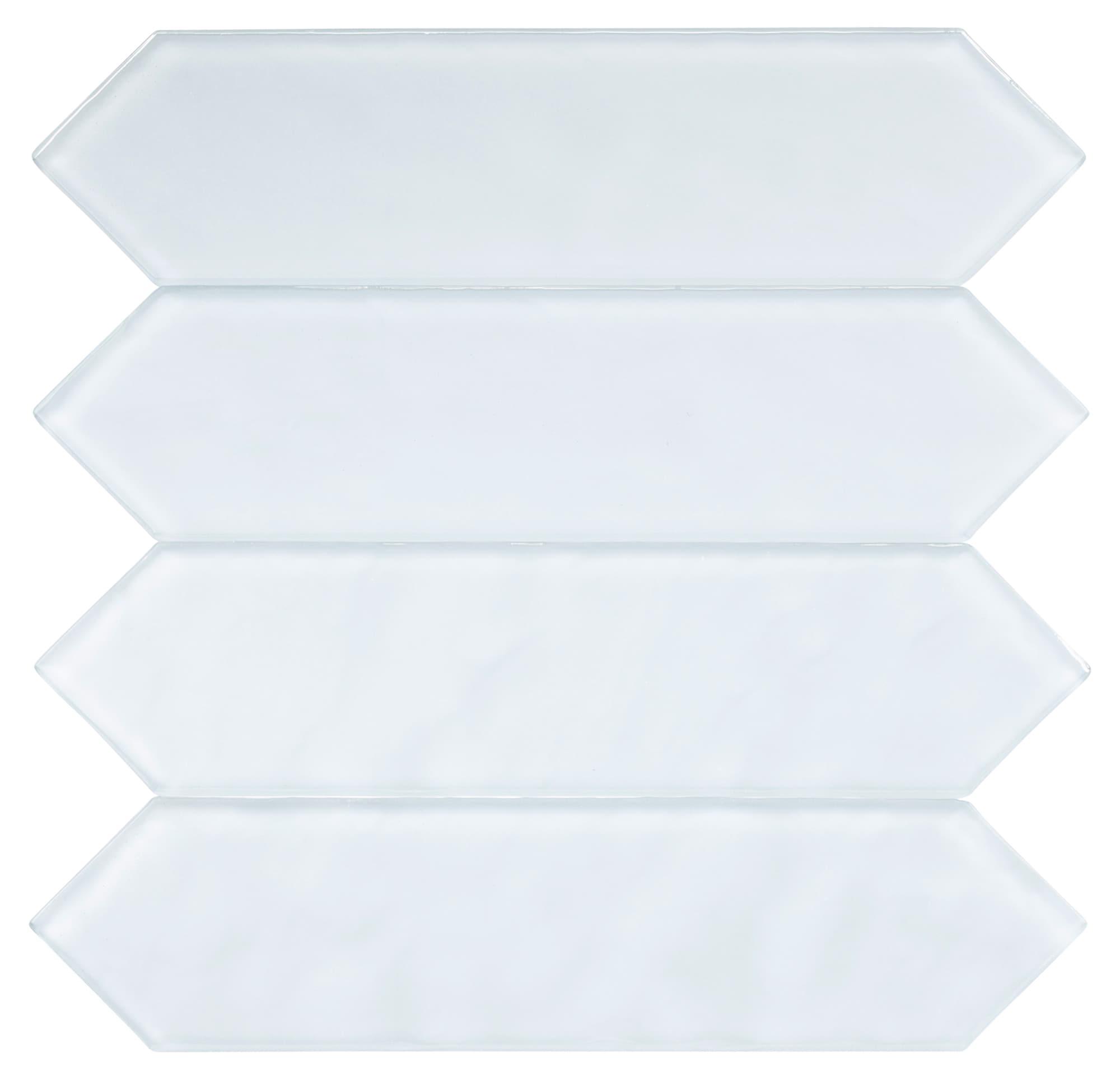 Ergo 3" x 11" Picket Glass Kitchen Backsplash, Bathroom, Shower, Pool, Wall and Floor Tile