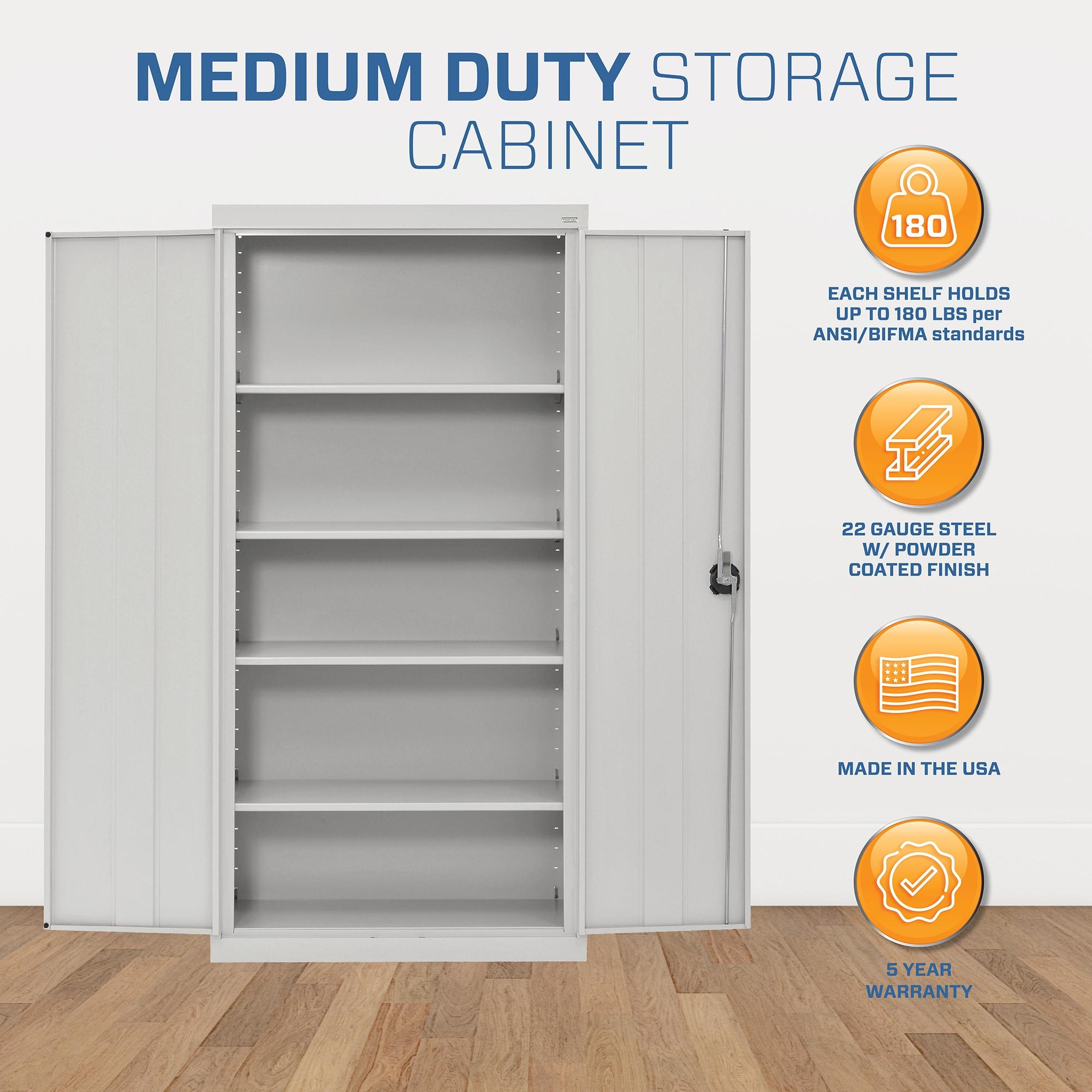 36'' Wide 5 - Shelf Storage Cabinet