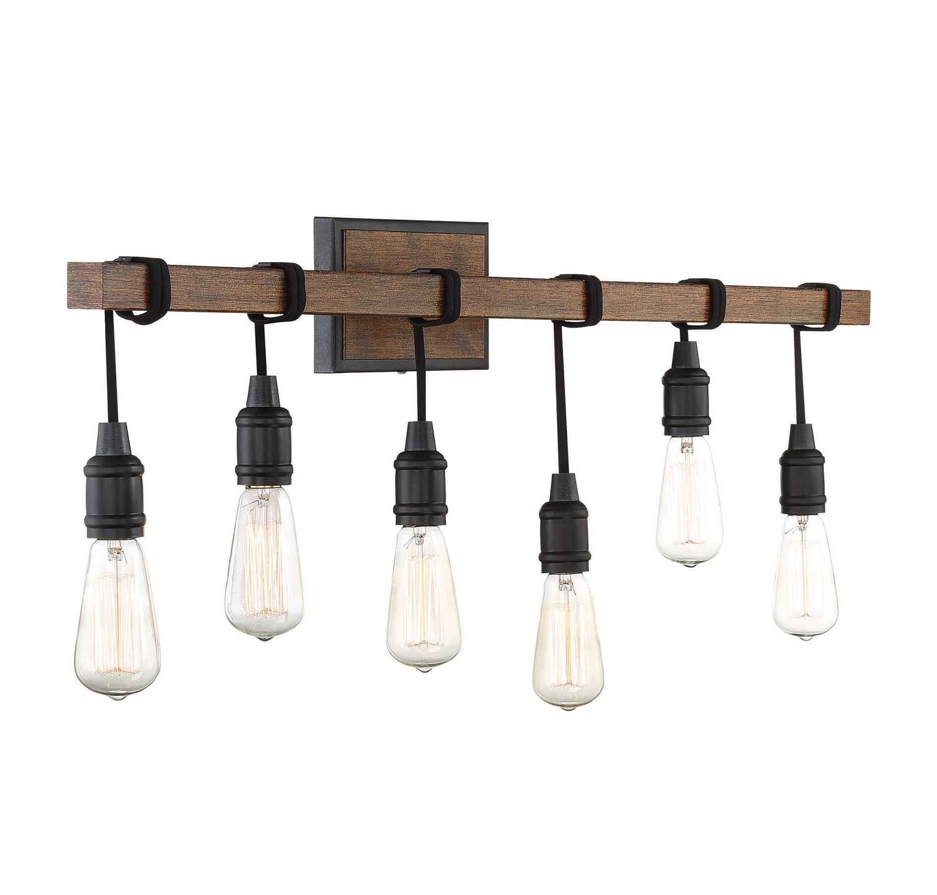 Savoy House Burgess 6 - Light Vanity in  Durango