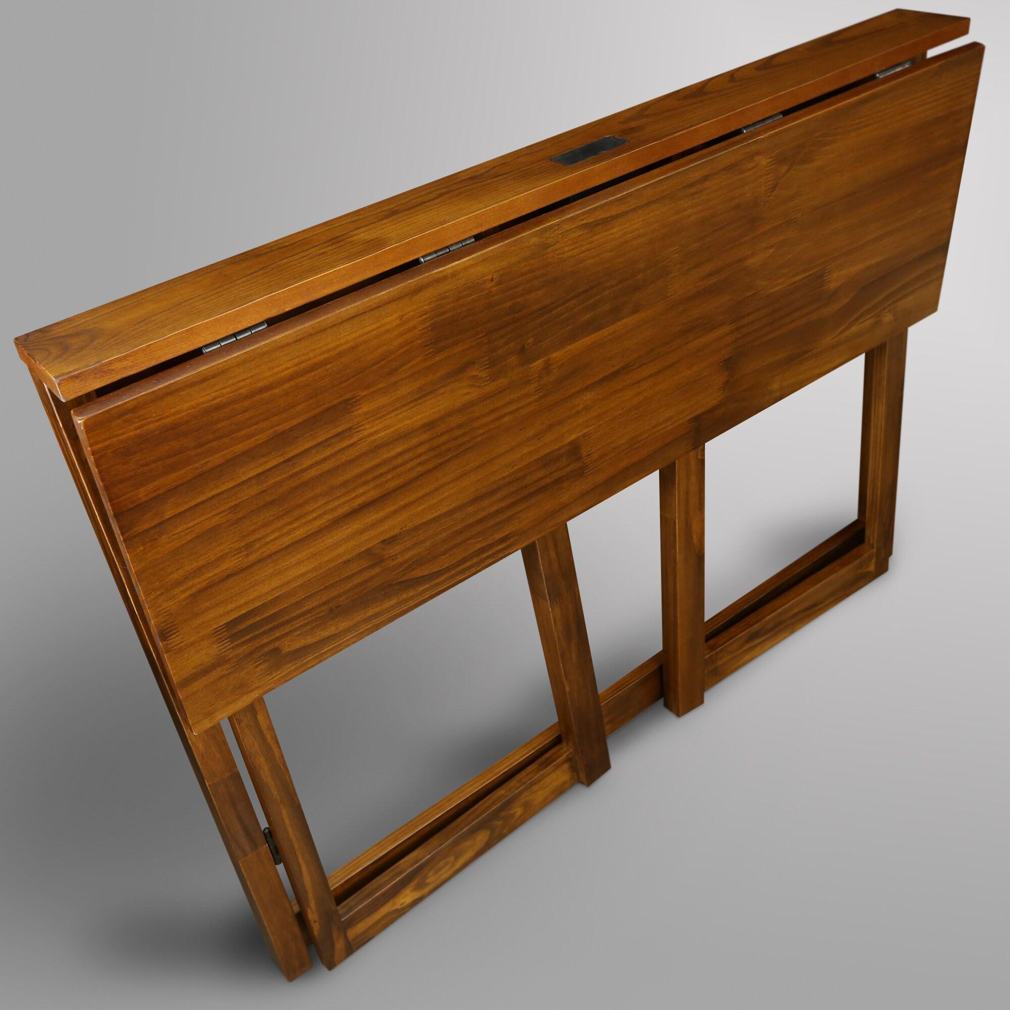 Yu Shan Co USA Ltd Modern Folding Desk with 4 USB Ports