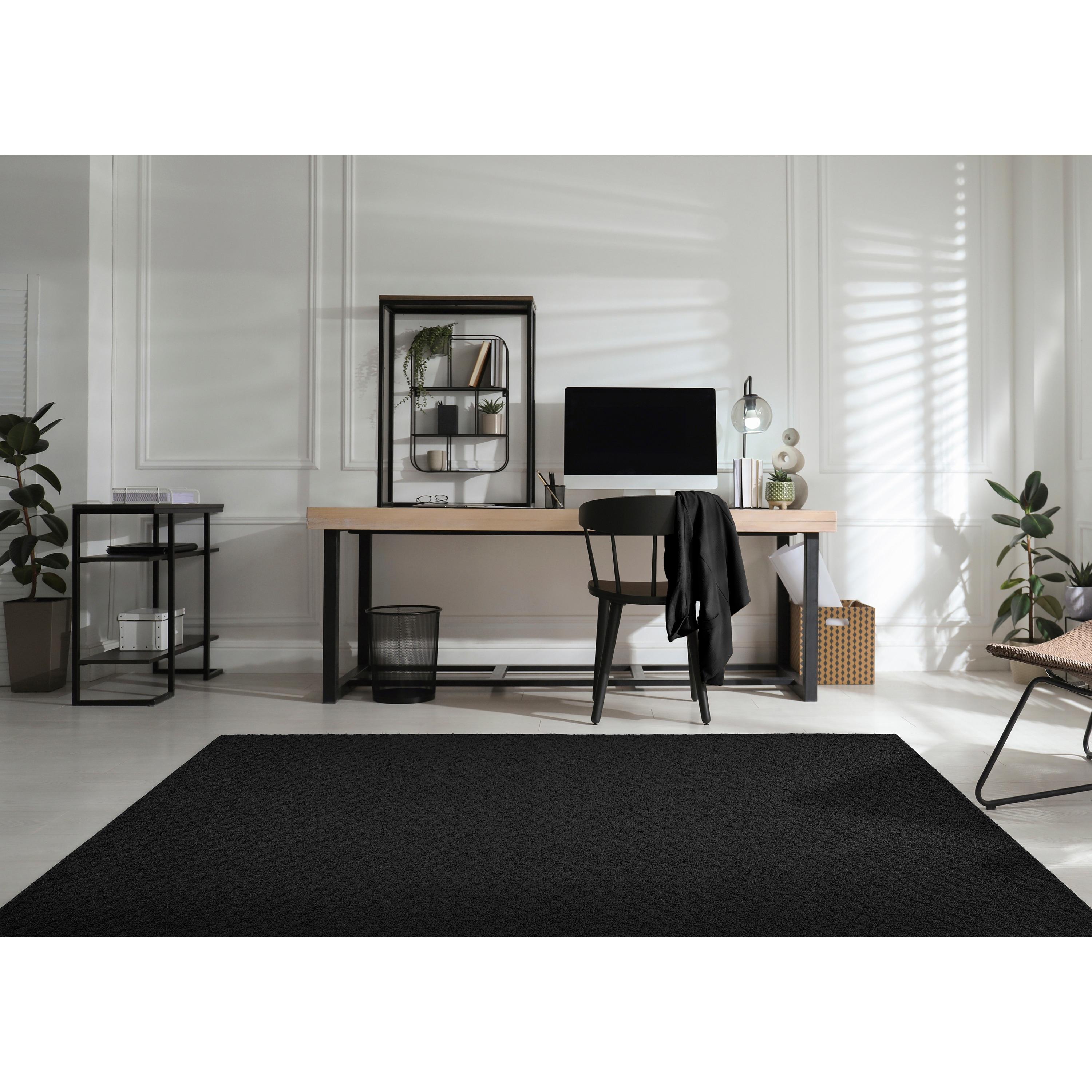 Garland Rug Town Square Black Indoor Area Rug, 8' x 10'