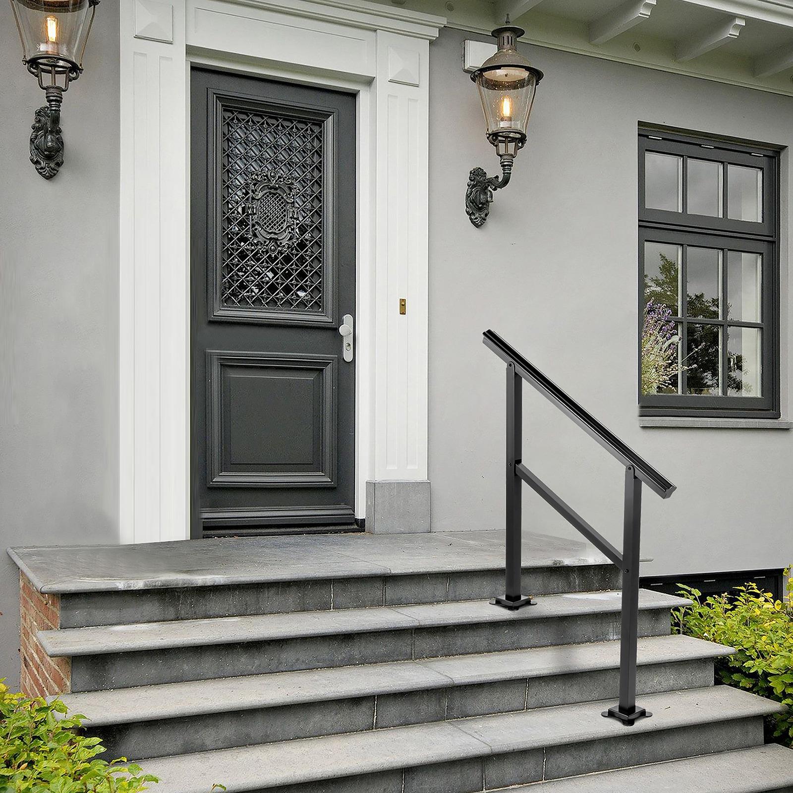 VEVOR Stair Railing Kit Aluminum Handrail Flexible Outdoor Deck Hand Rail