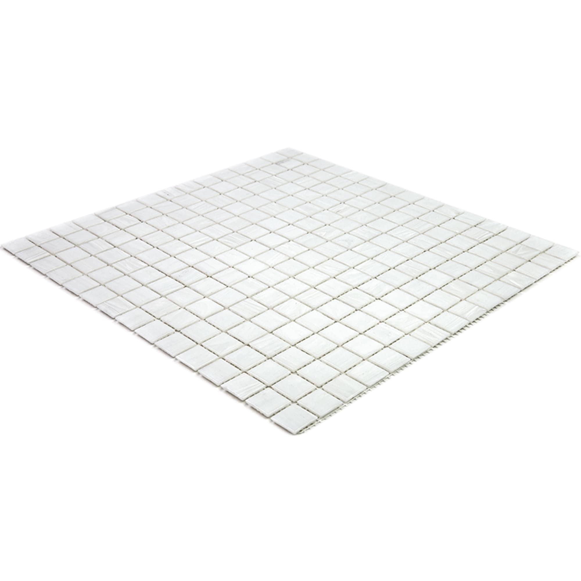 Celestial 0.8" x 0.8" Glass Grid Mosaic Wall & Floor Tile