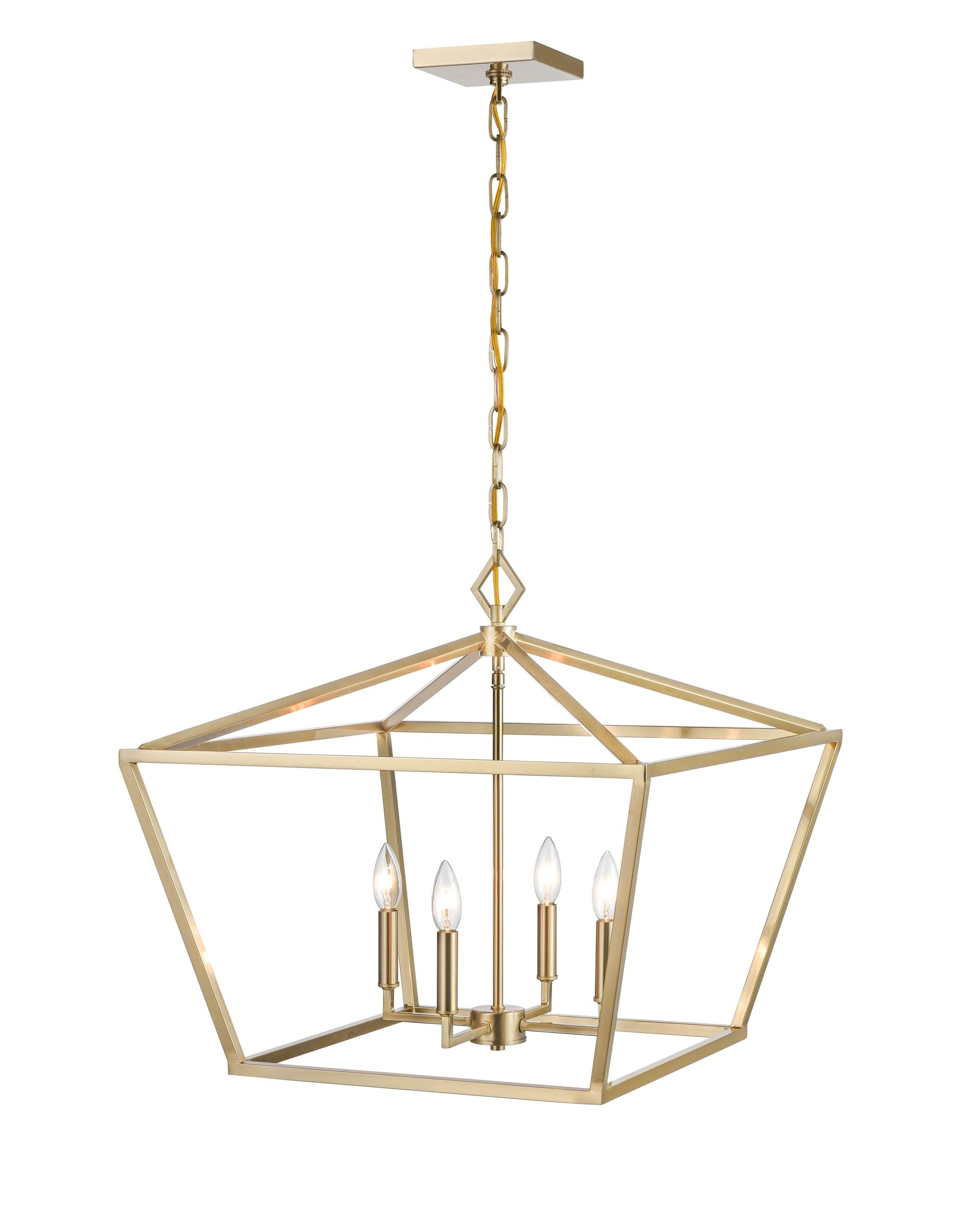 Millennium Lighting 4 - Light Pendant in  Modern Gold