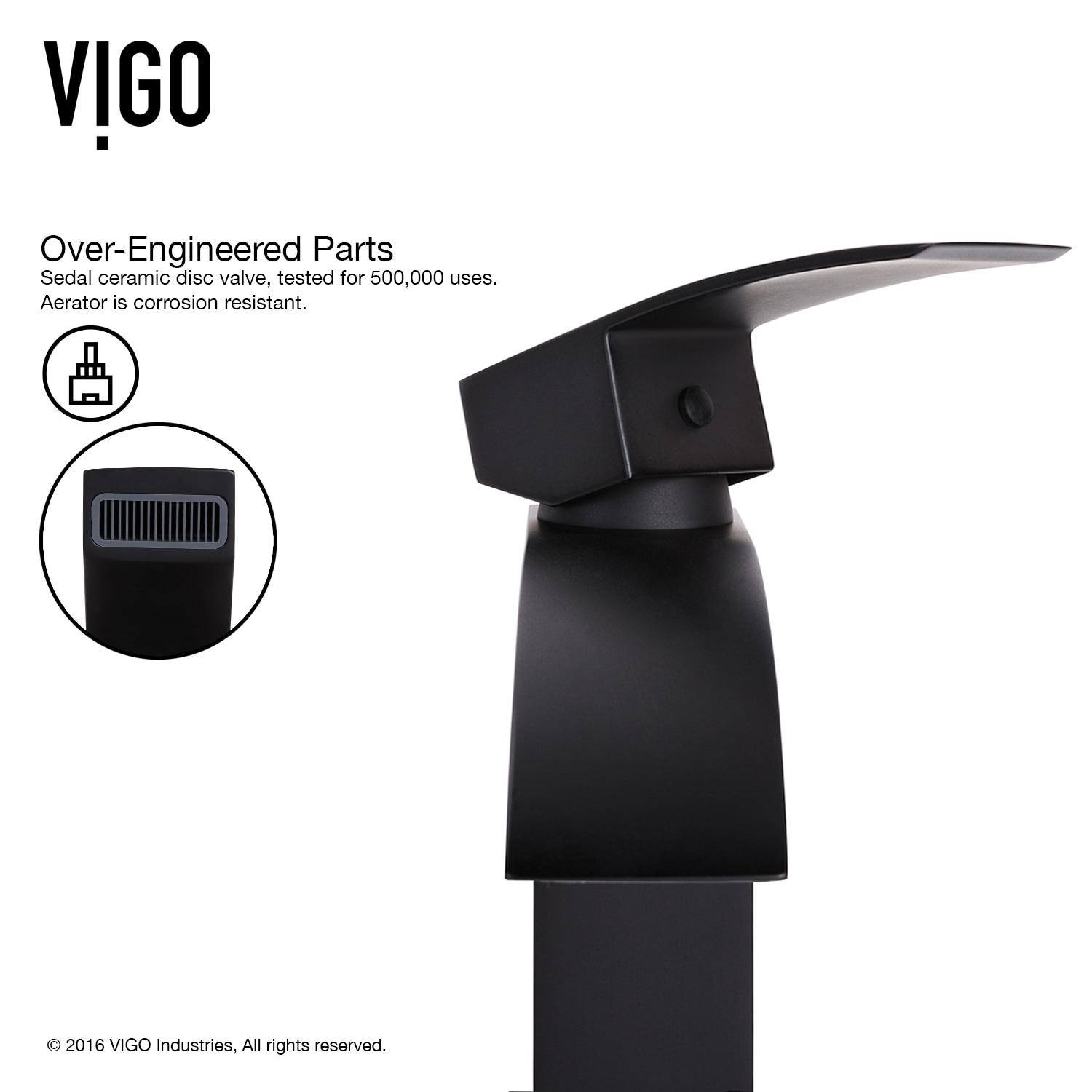 Satro 7" H Single Handle Single Hole Bathroom Faucet
