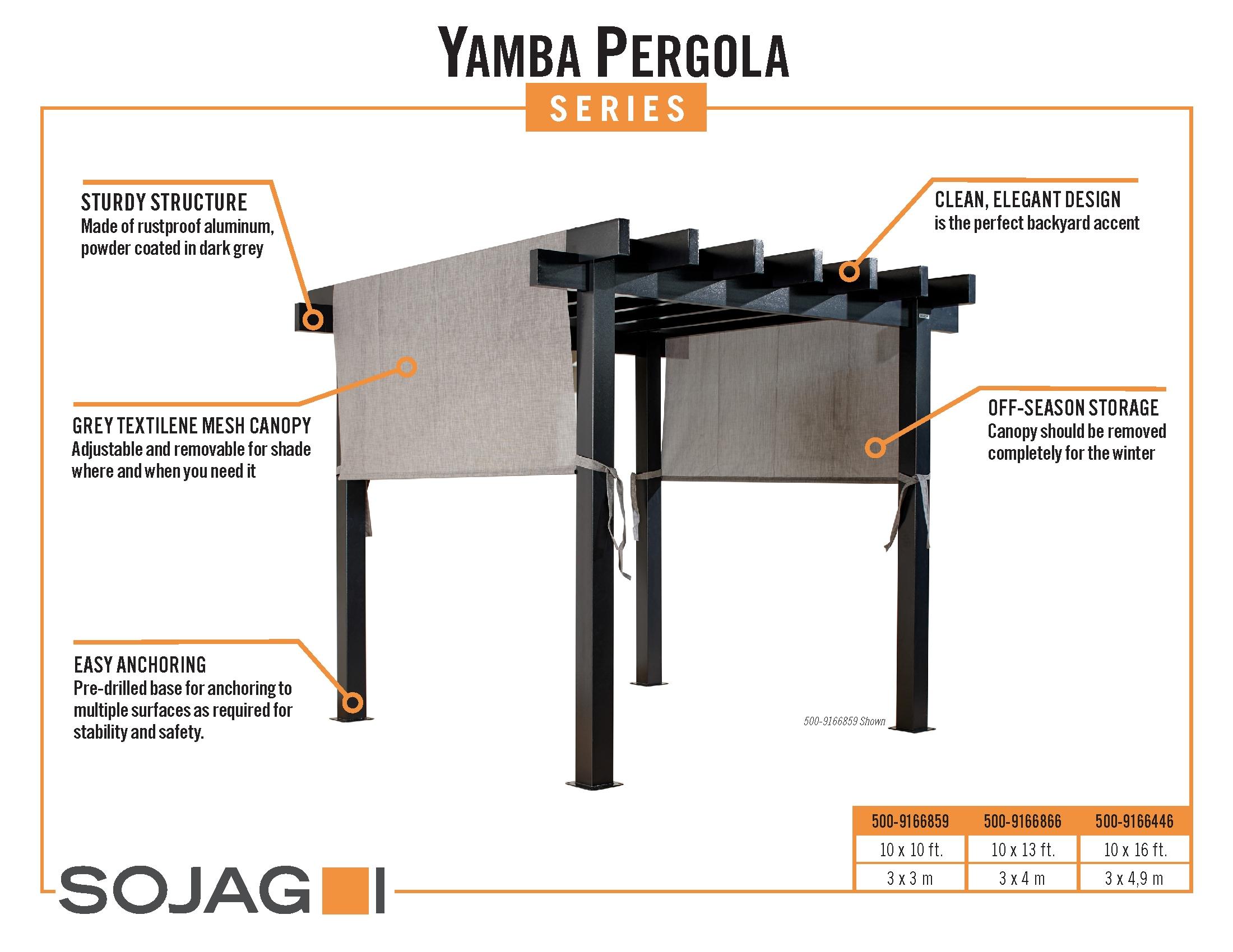 Sojag Metal Pergola