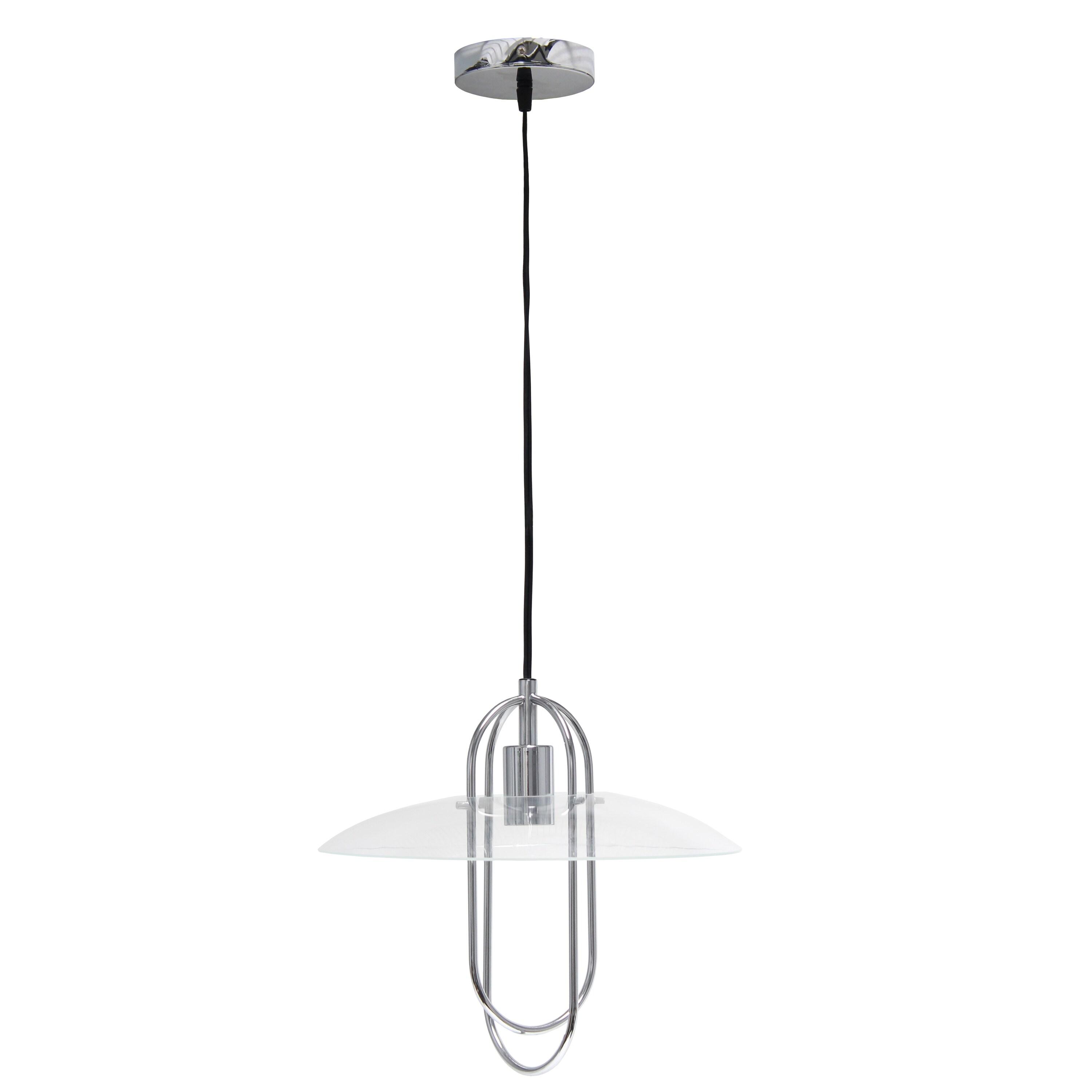 1-Light Elongated Metal Pendant - Lalia Home