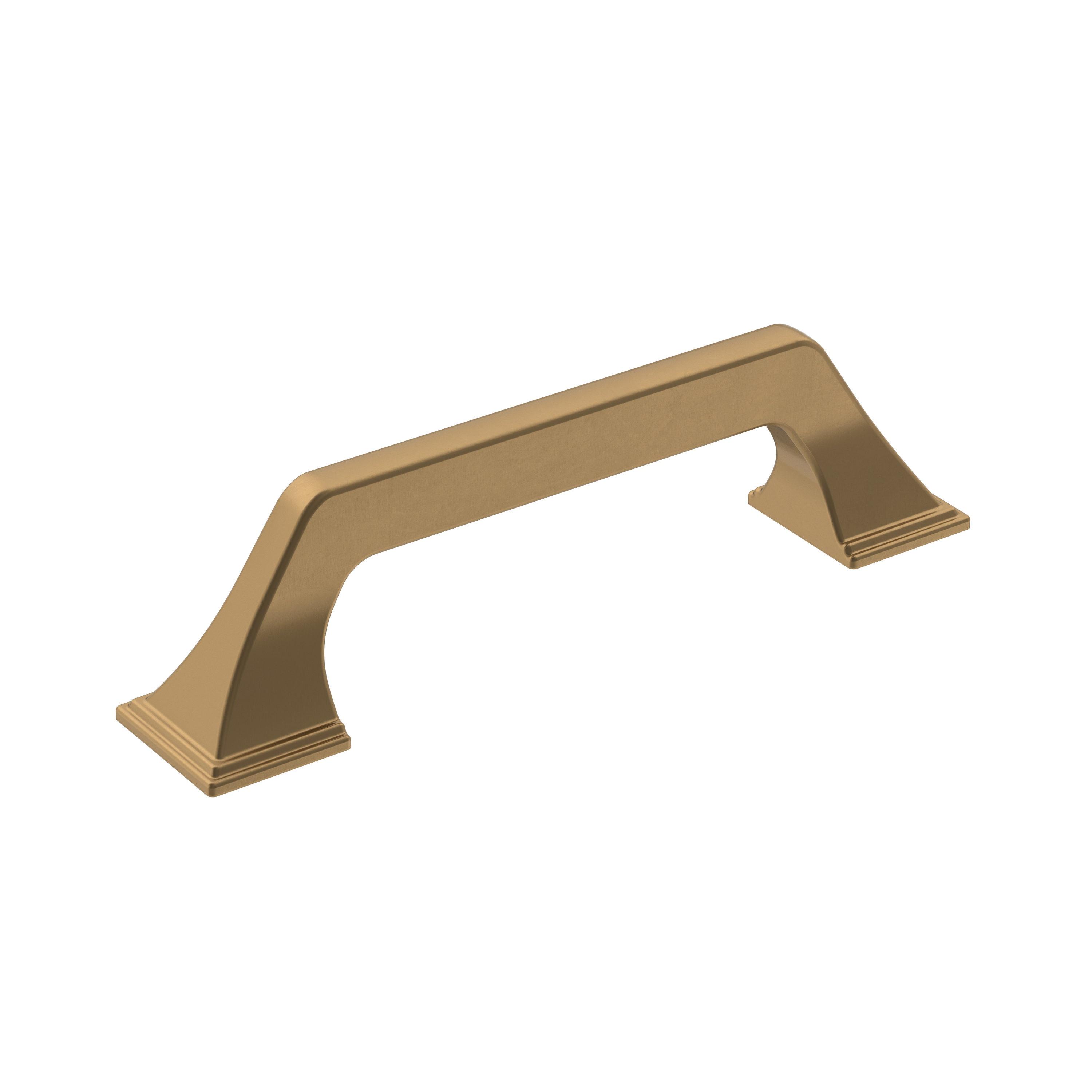 Amerock Exceed 3-3/4 inch (96mm) Center-to-Center Champagne Bronze Cabinet Pull