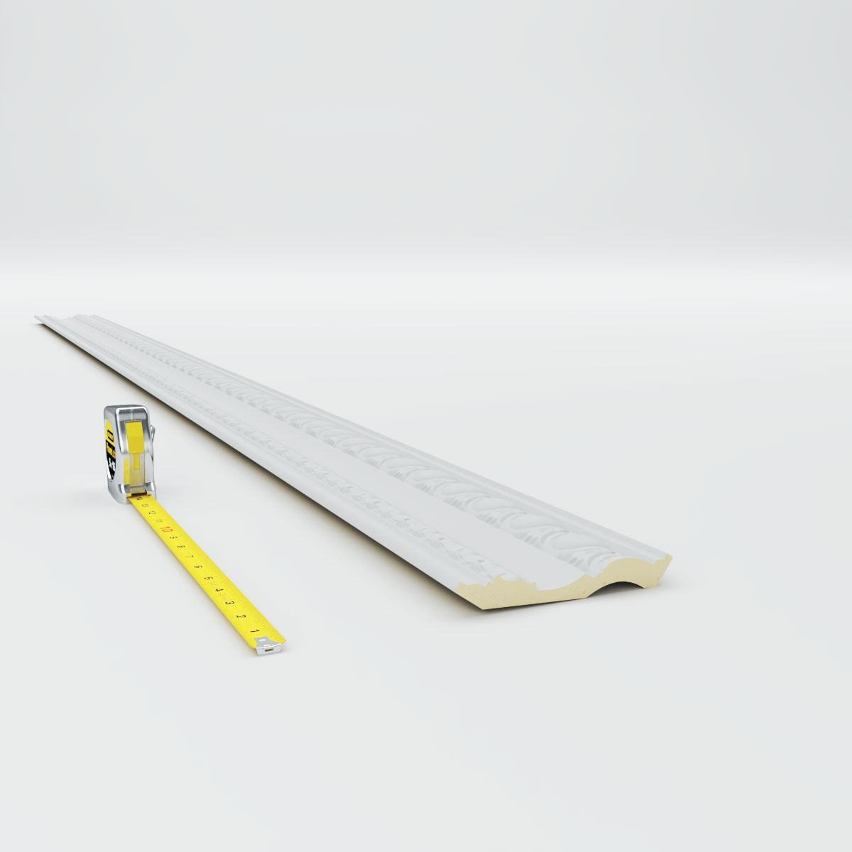 Ekena Millwork 4 7/8"H x 3 1/2"P x 6"F x 94 1/2"L Bedford Egg & Dart Crown Moulding