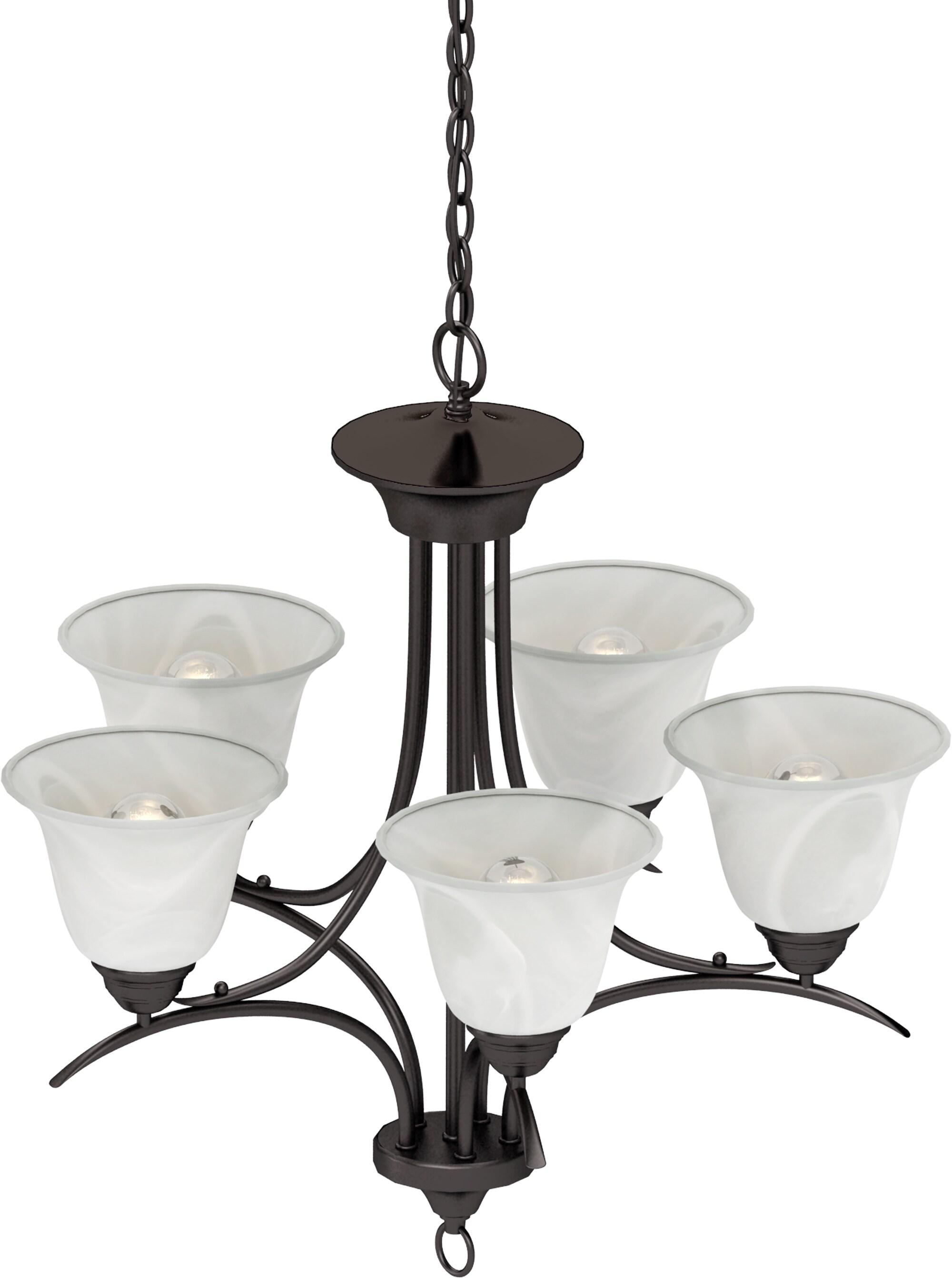 V5475-79 Trinidad 5-Light Chandelier, Antique , 23.75" x 23.75" x 24.5"