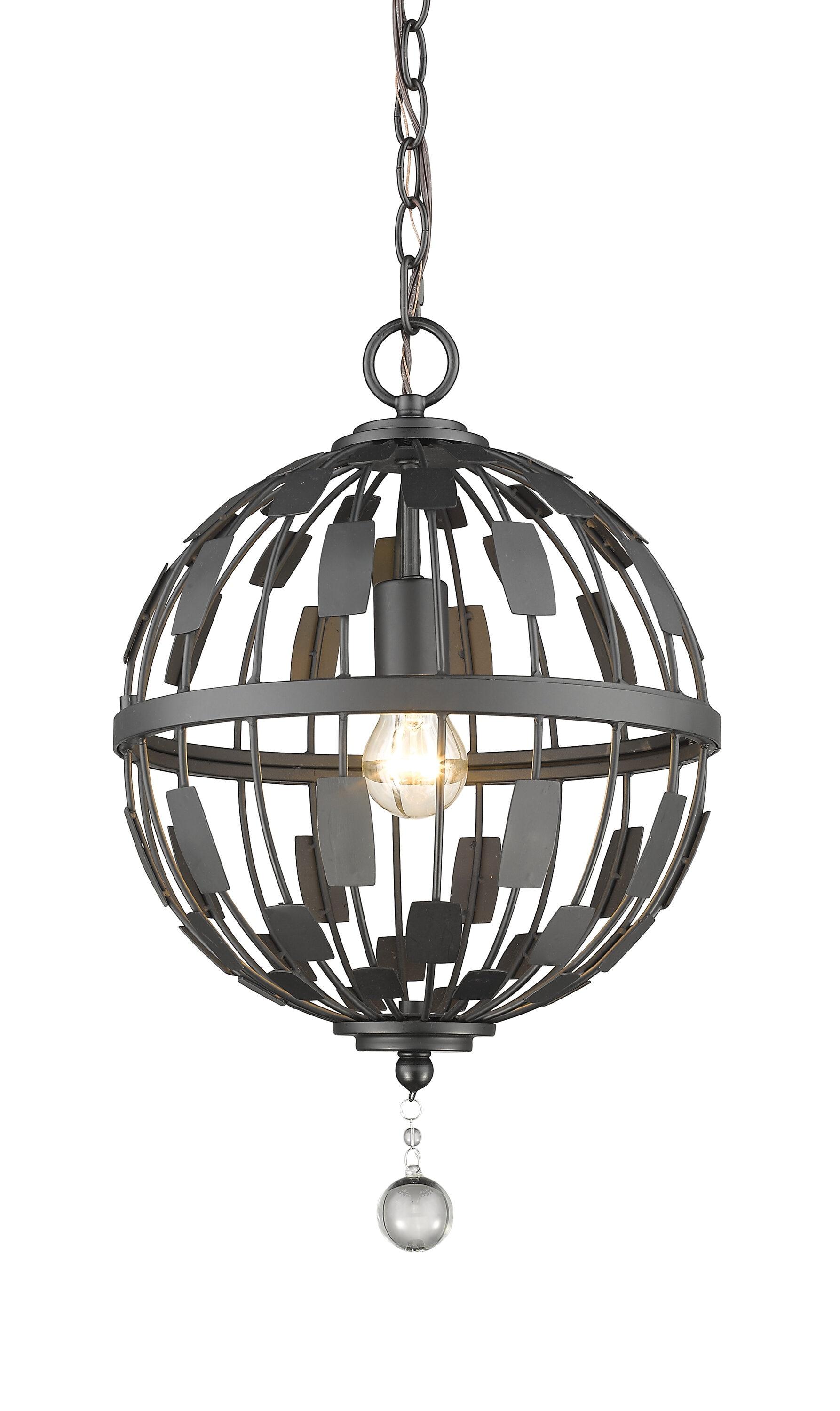 Z-Lite Fearn 1 - Light Single Pendant