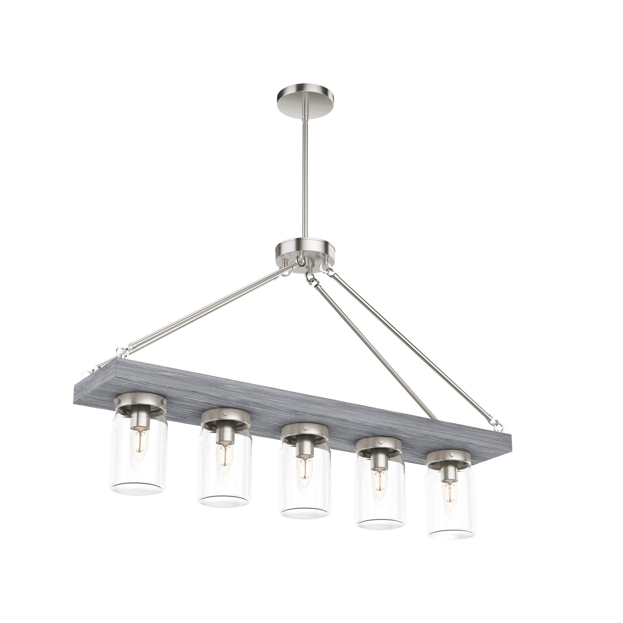 Devon Park 5 - Light Kitchen Island Linear Pendant