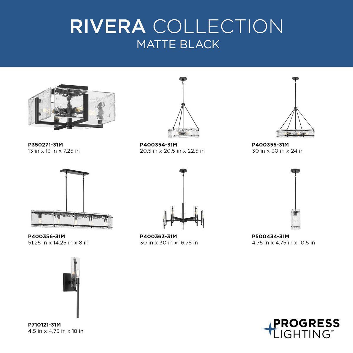 Rivera 5 - Light Dimmable Round / Oval Chandelier