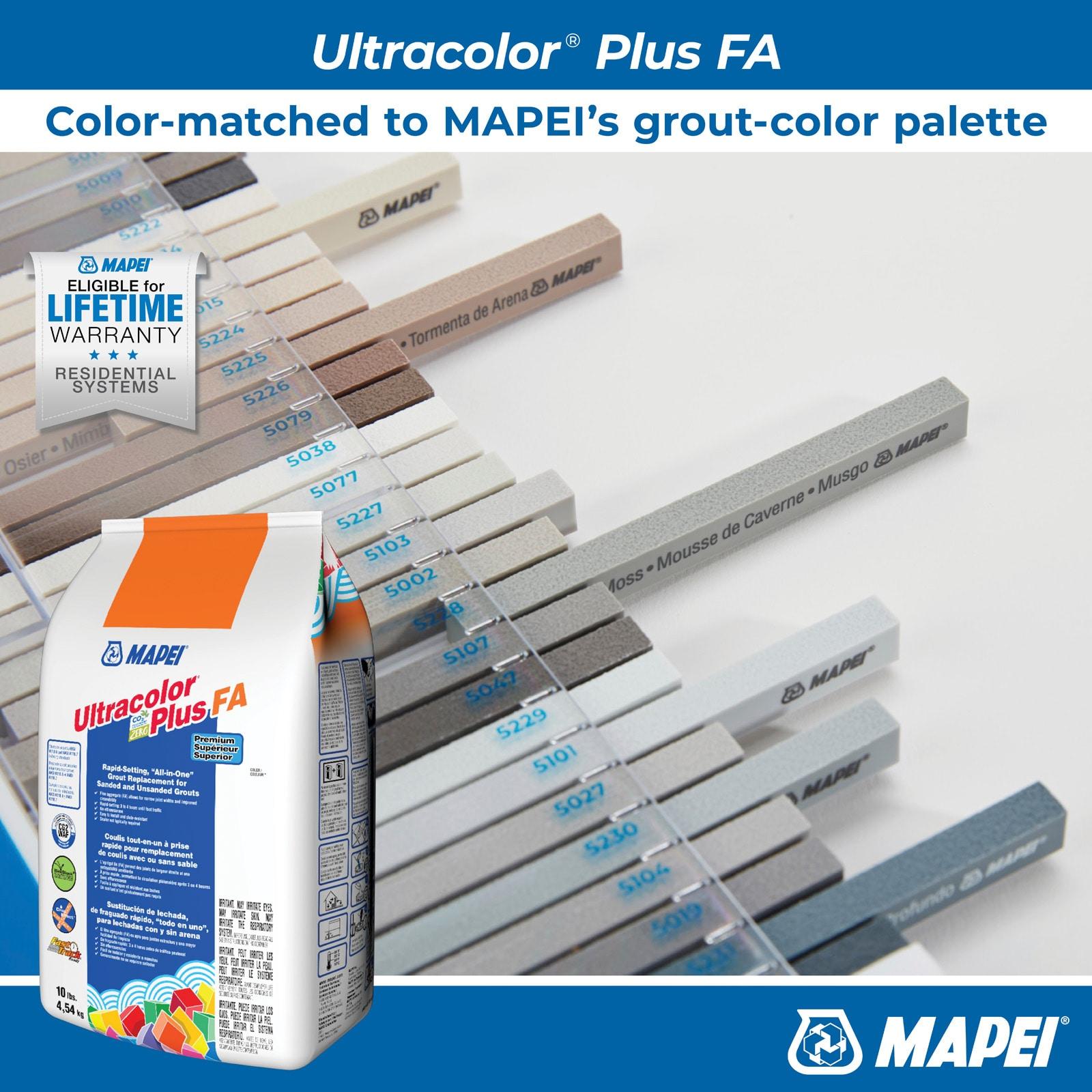 MAPEI Ultracolor Plus FA Warm Gray #5093 All-in-one Grout (10-lb)