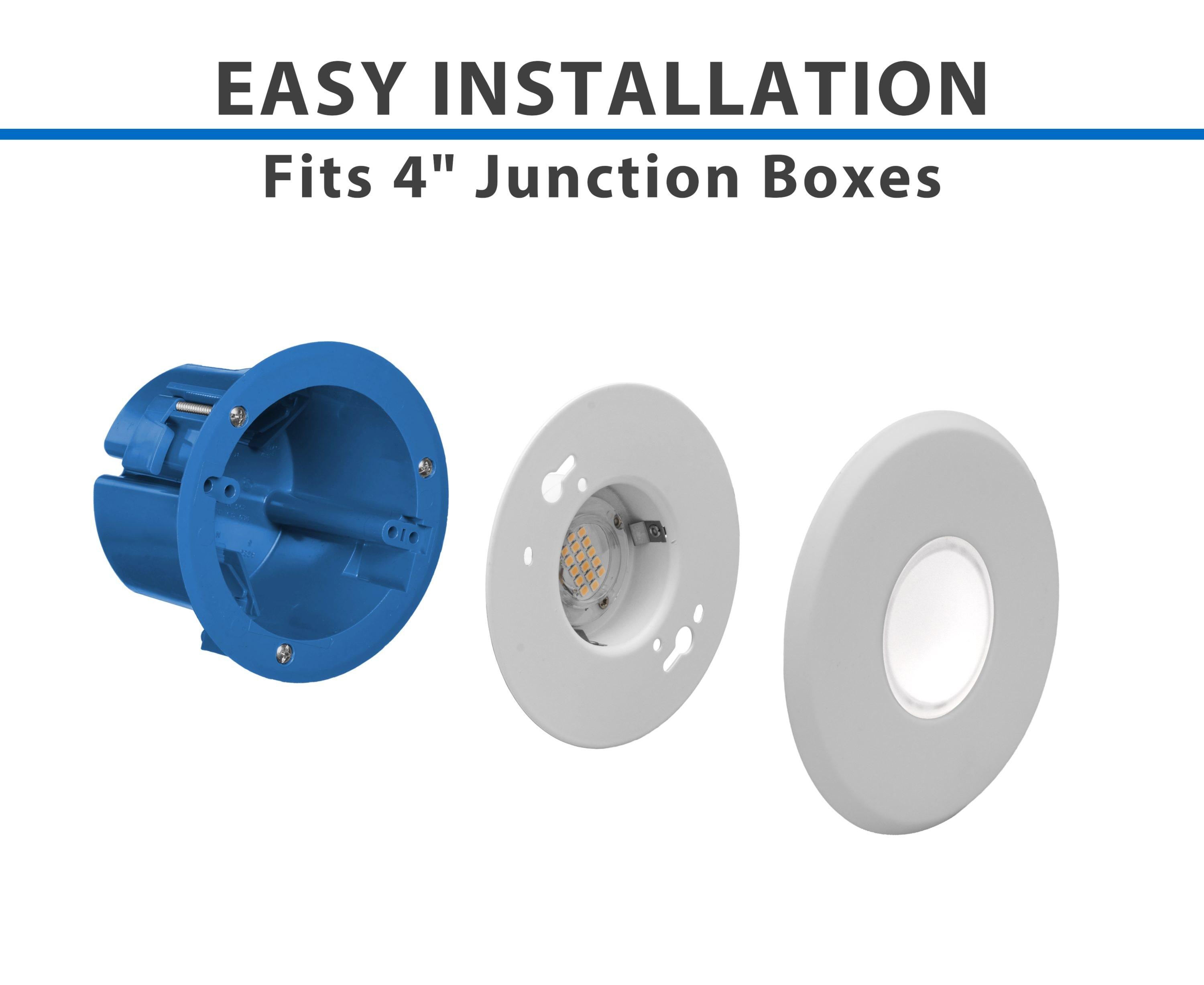 DLFv3 Round 5'' Dimmable LED Canless Recessed Lighting Kit