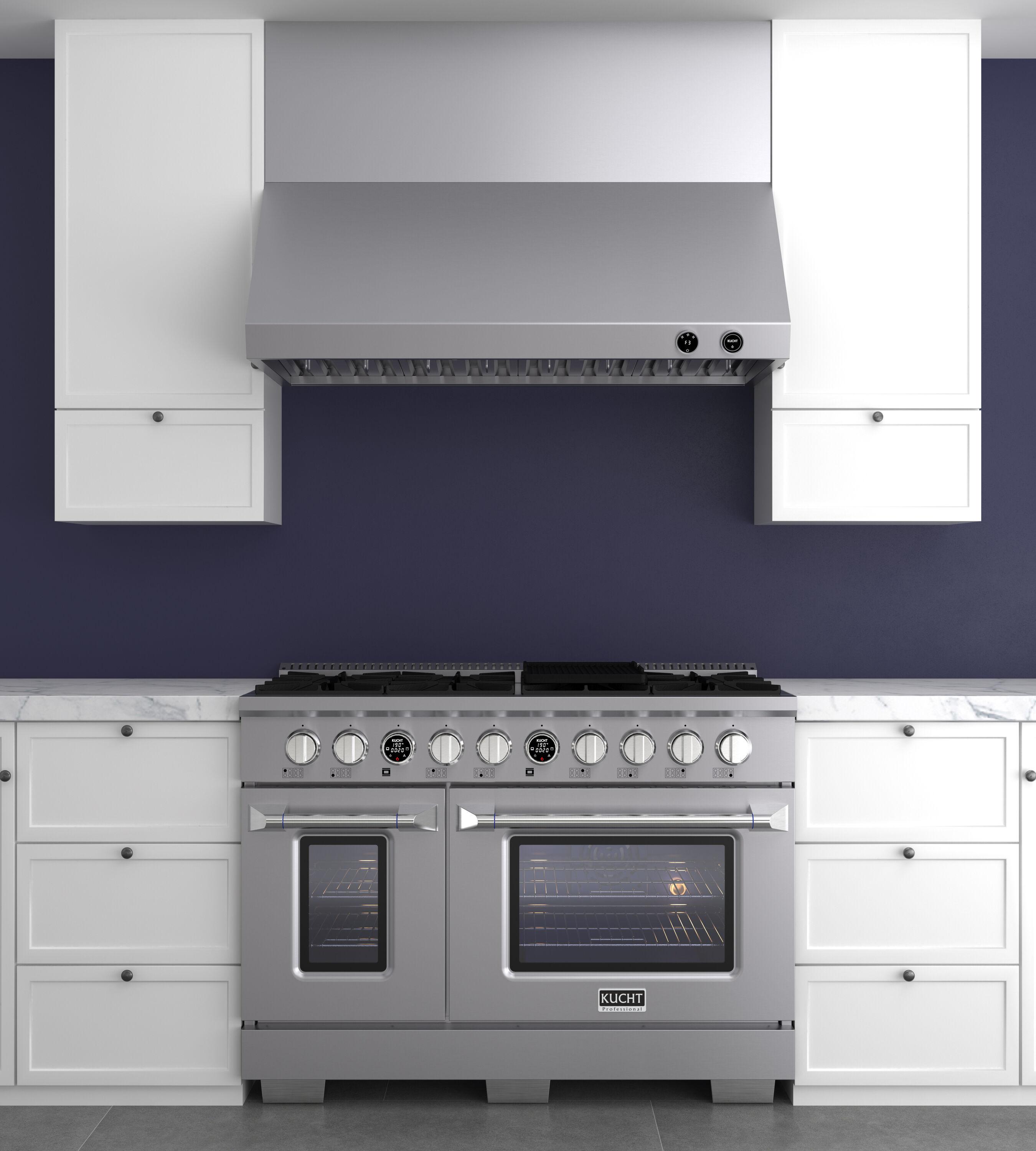 36 in. 900 CFM Ducted Under Cabinet Range Hood in Stainless Steel with Digital Controls