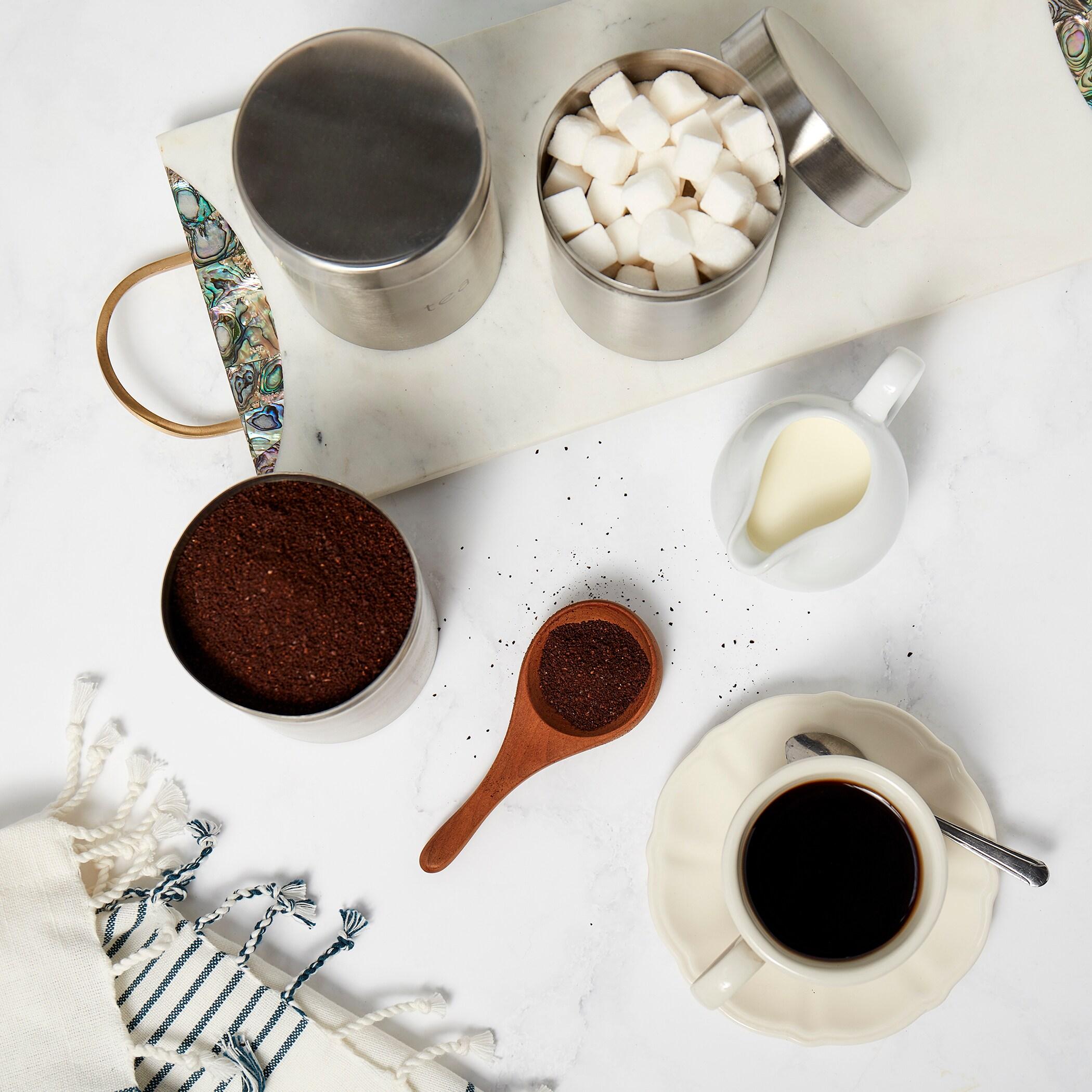 Basic Essentials Prep and Tools Basic Essentials 3 piece Stainless Steel Canister Set