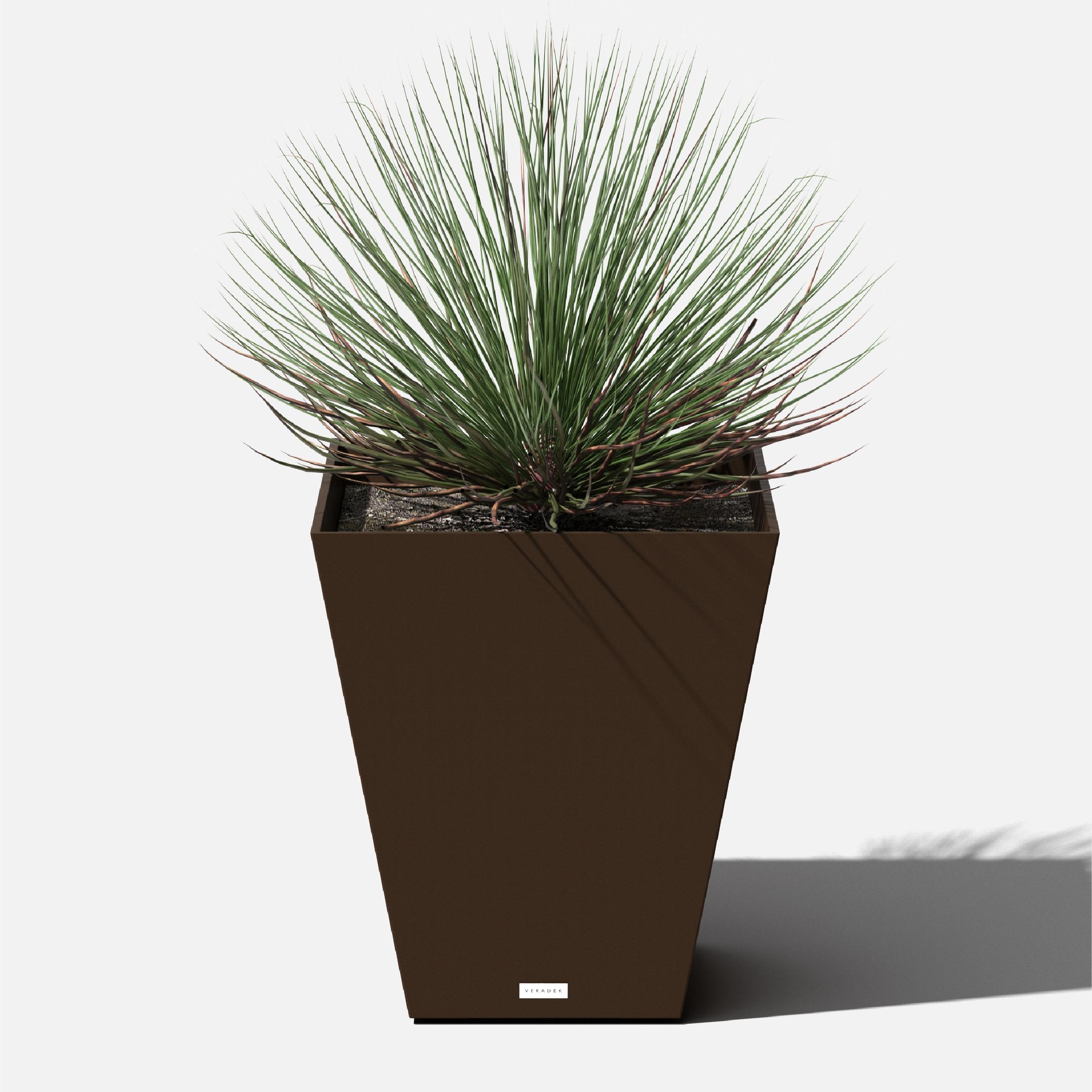 Veradek Pure Series Nobleton 22" Planter (Espresso, 22 inch)