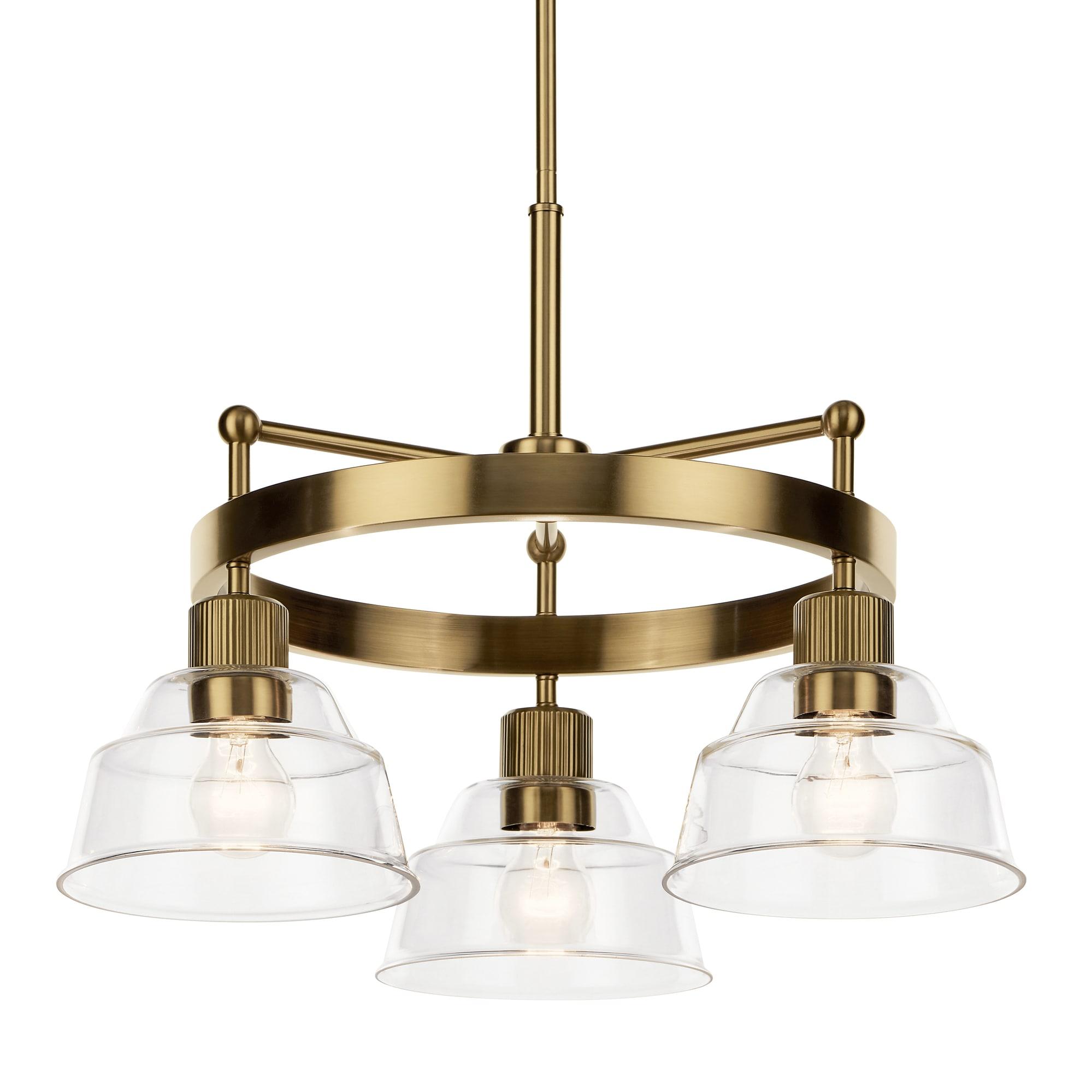 Kichler Lighting Eastmont 3 - Light Chandelier in  Brushed Brass