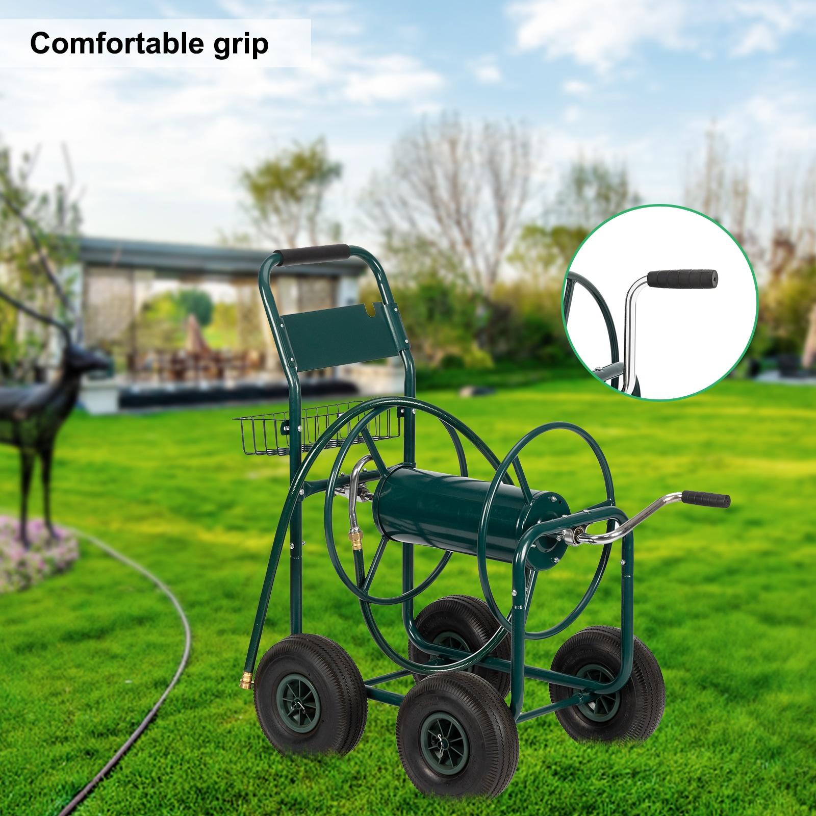 Outopee Iron 1-ft Cart Hose Reel