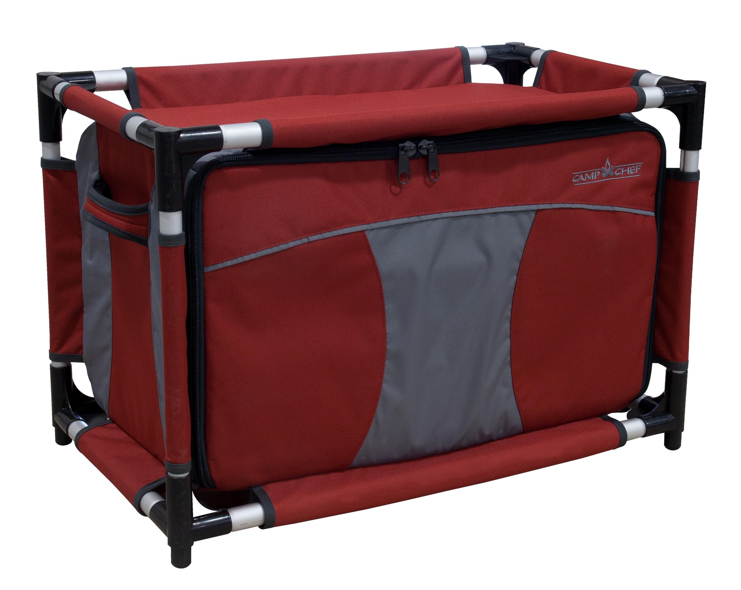 Camp Chef Mountain Series Table and Organizer - Red