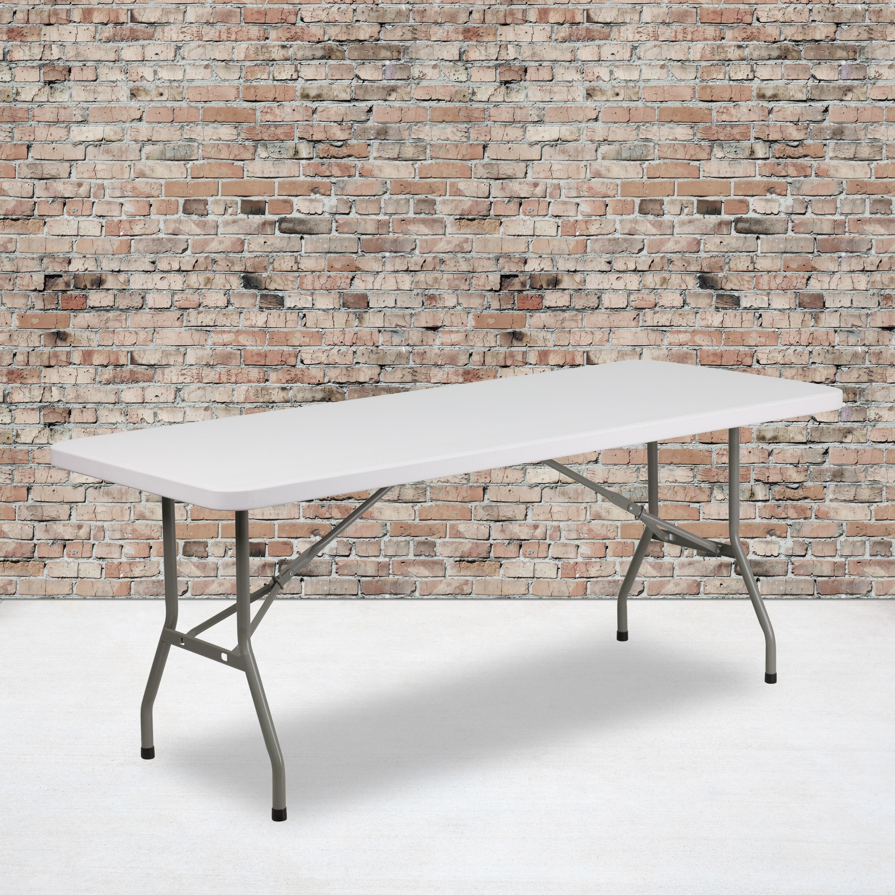 Flash Furniture Noah Rectangular Plastic Folding Training and Event Table