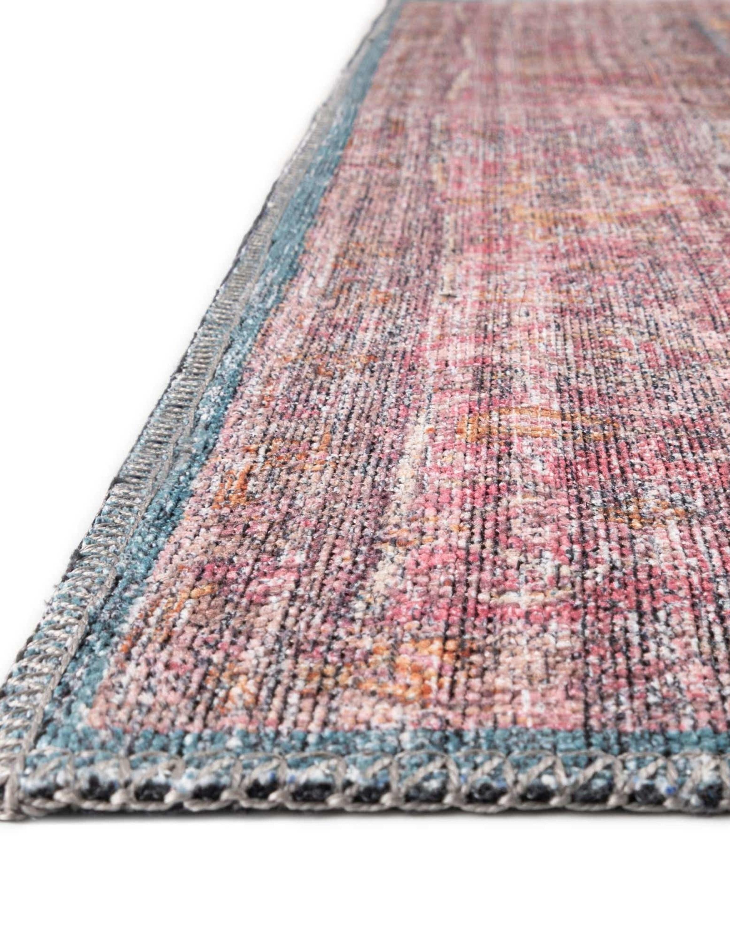 Unique Loom 10' 6 x 13' 0 Mangata Morgan Machine Washable Antique Blue Area Rug