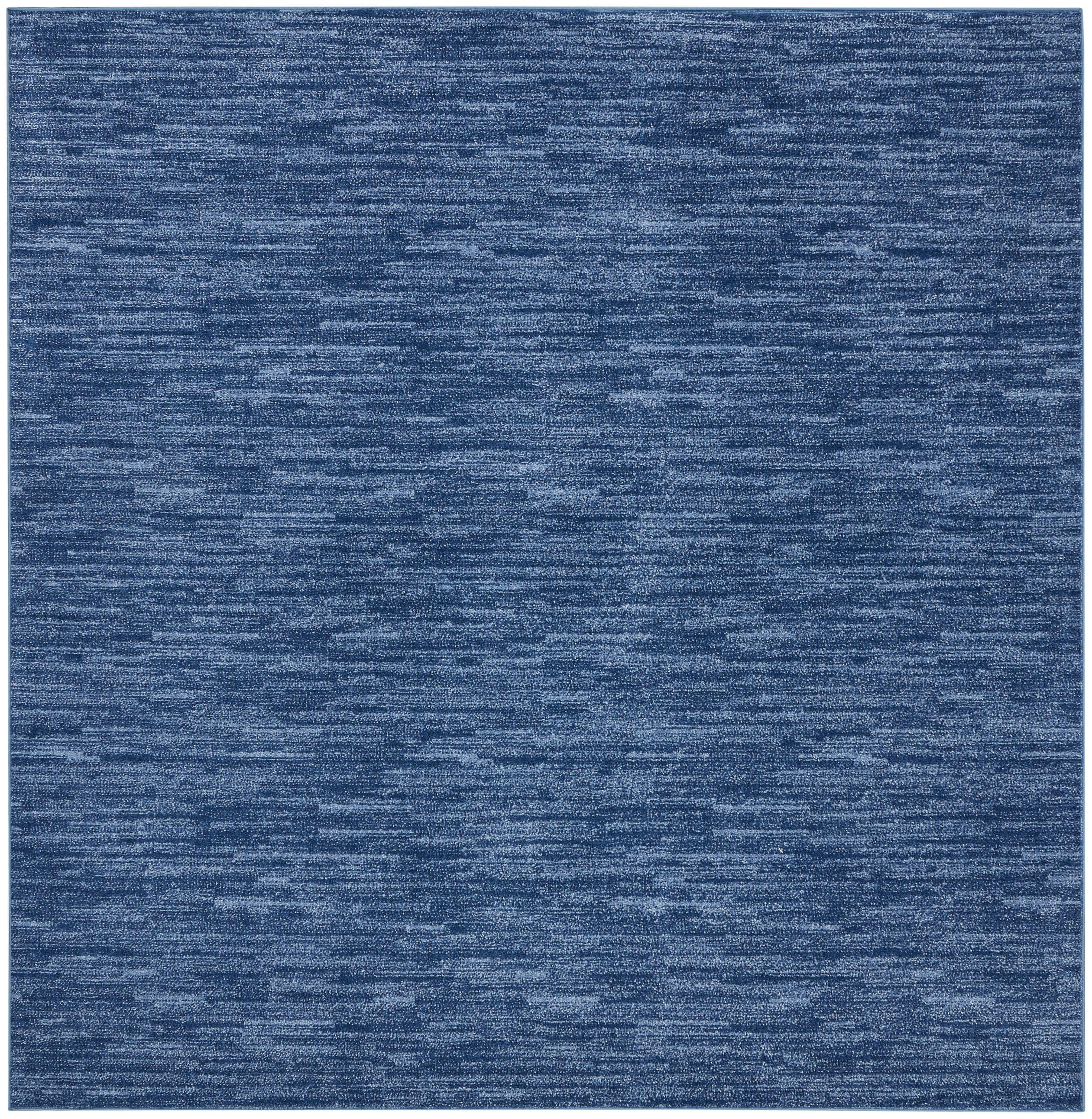 Nourison Nourison Essentials NRE01 Indoor/outdoor Area Rug - Navy Blue 5' x square