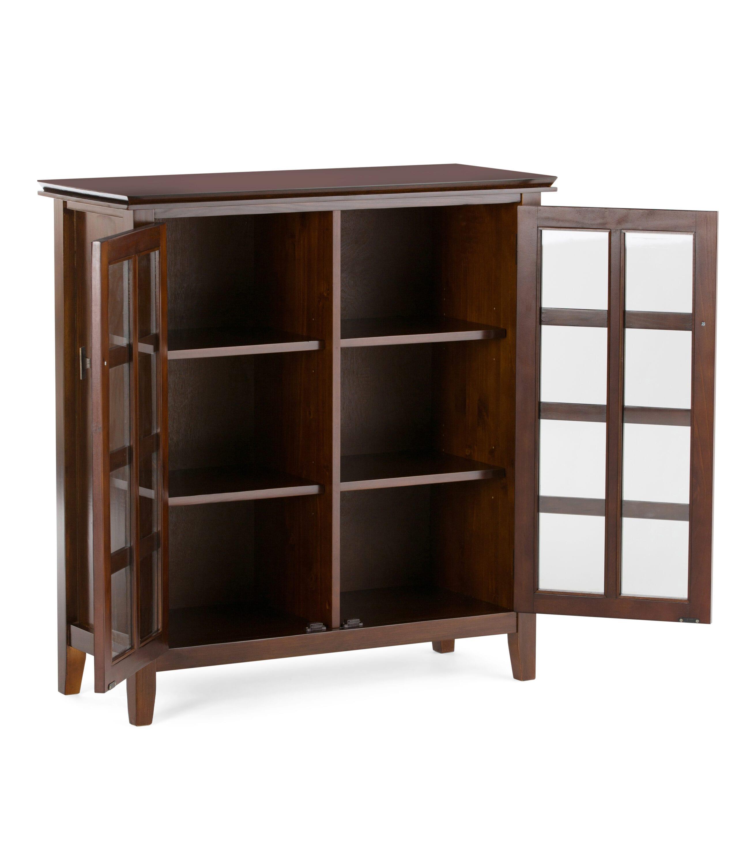 Simpli Home Artisan SOLID WOOD Medium Storage Cabinet