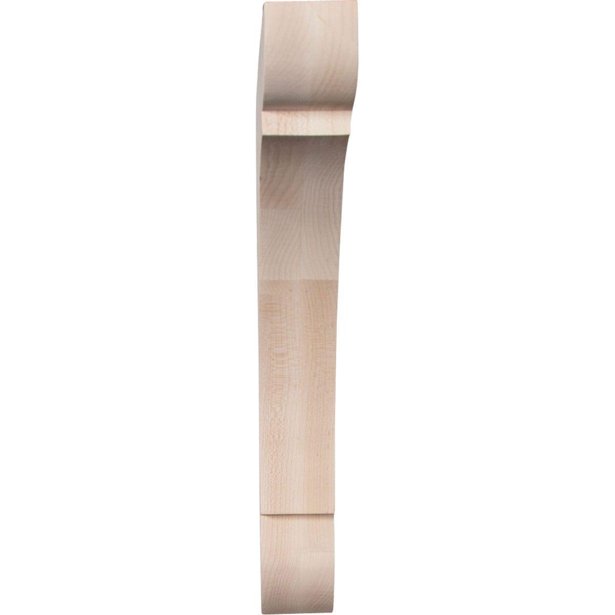 Ekena Millwork 1 3/4"W x 12"D x 12"H Extra Large Olympic Wood Bracket, Alder