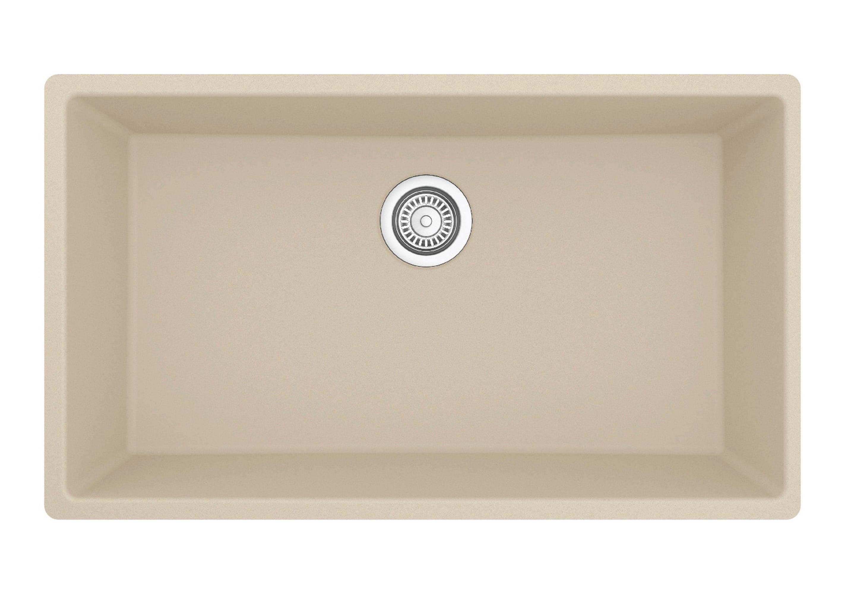 Karran Quartz 32-1/4'' X 19-1/4'' Large Single Bowl Undermount Kitchen Sink