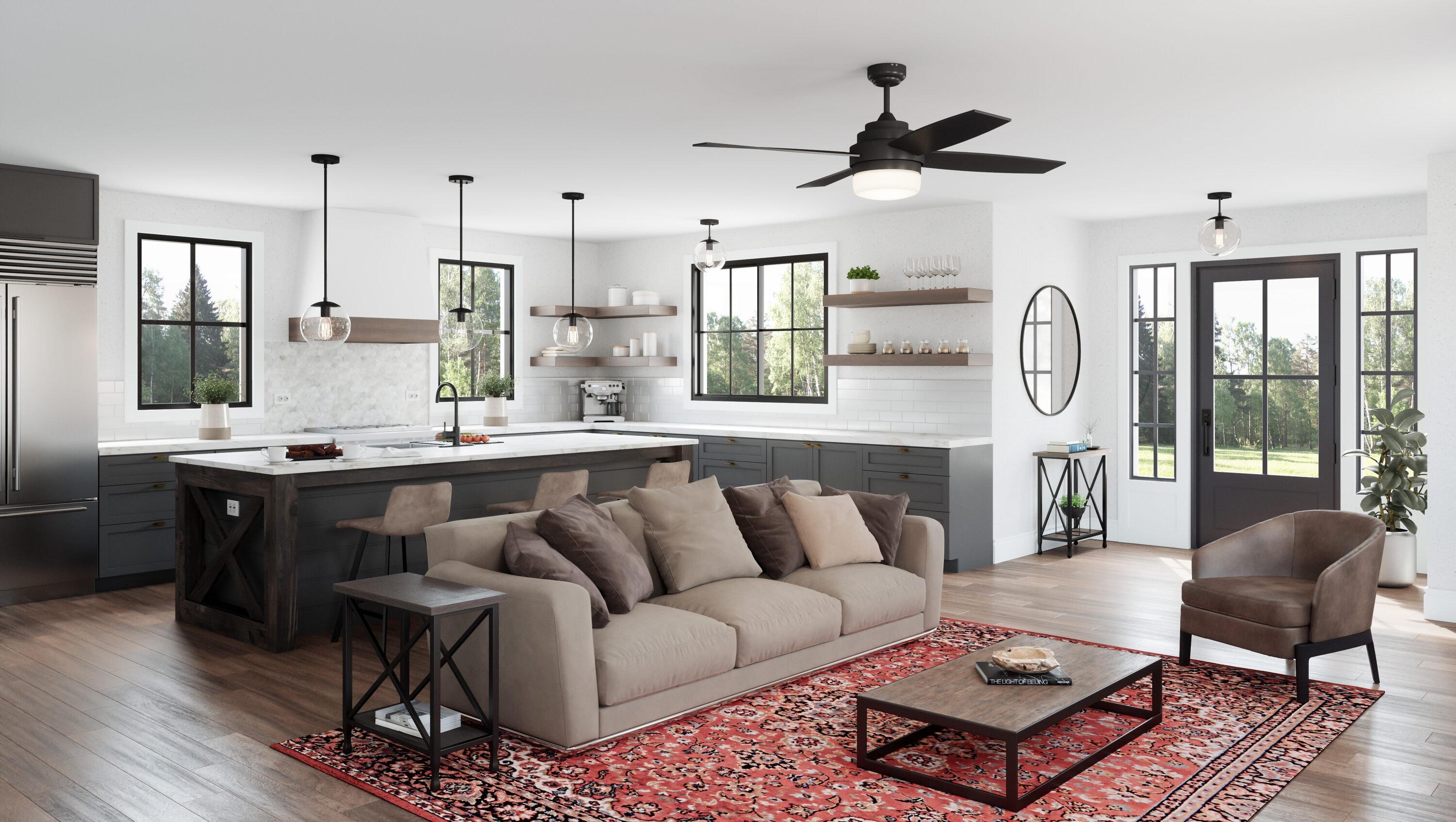 Design House  Gracelyn Pendant Light in Matte Black