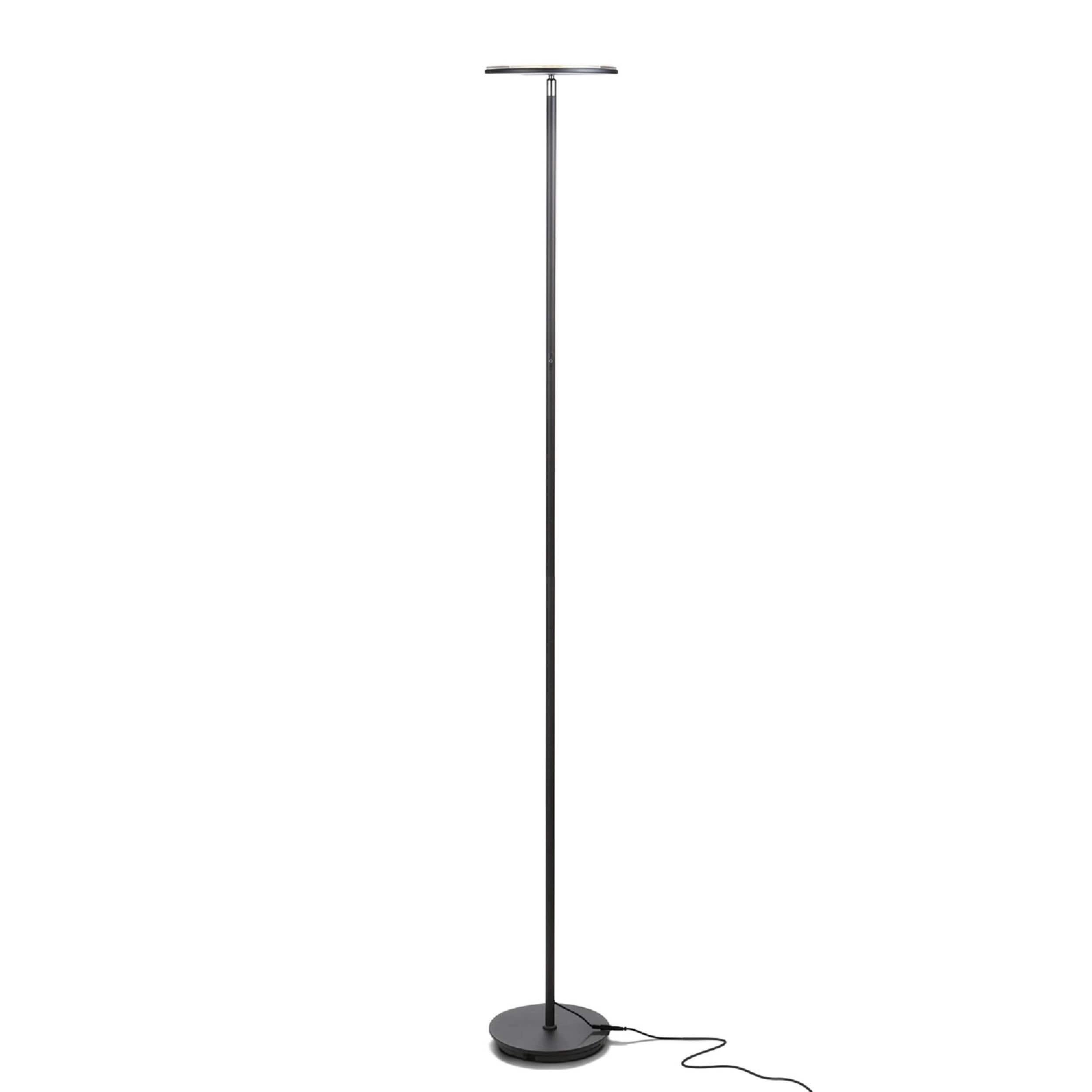 Brightech Sky Industrial 63 in. Dimmable LED Floor Lamp with Adjustable Head
