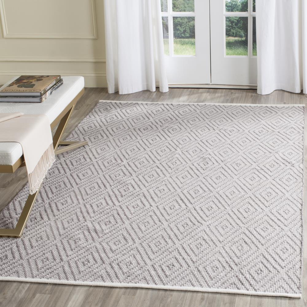 Montauk MTK811 Hand Woven Indoor Area Rug - Grey/Ivory - 5'x8' - Safavieh.