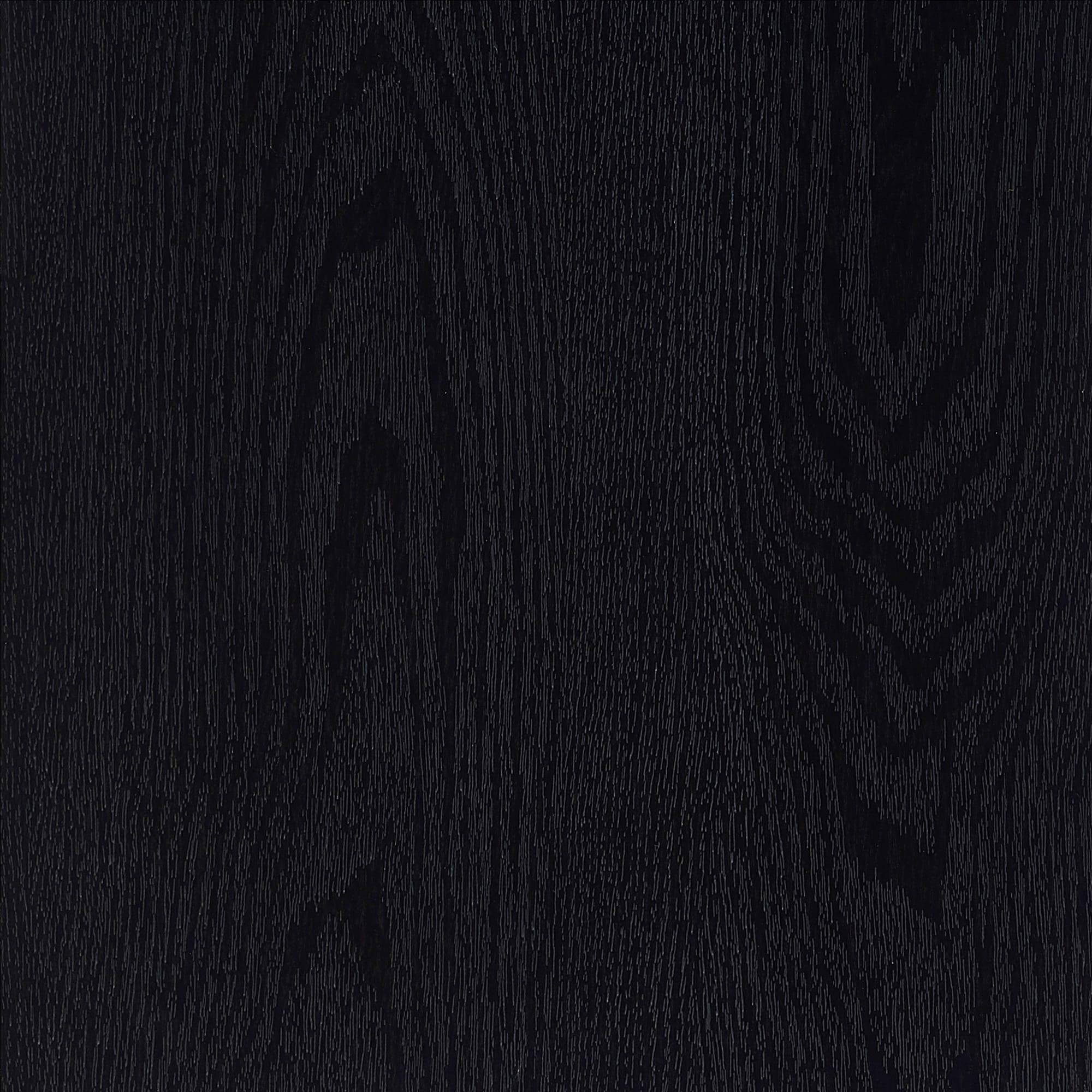 Evelyn&Zoe Hughes 32" Wide Square Coffee Table, Black Grain