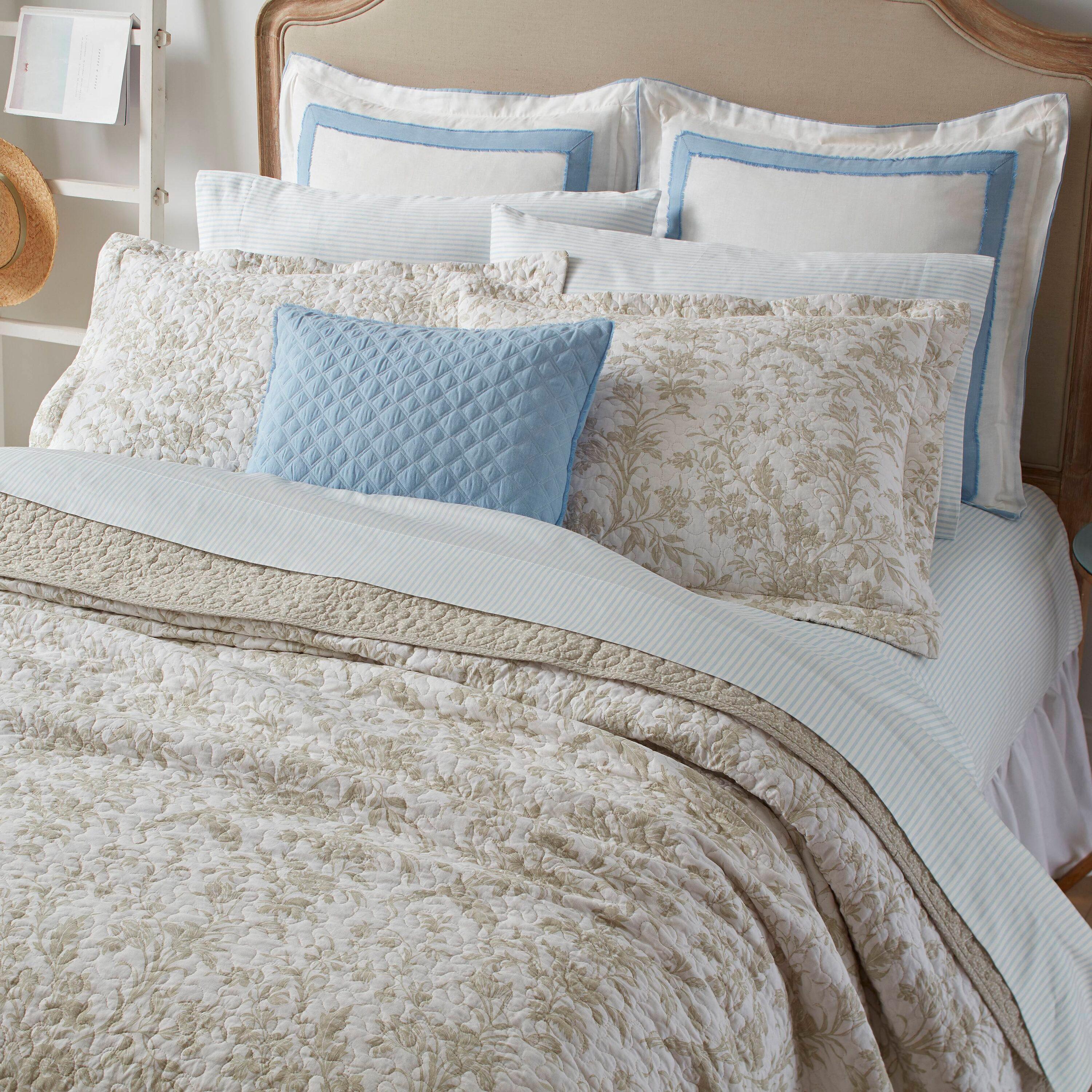 Laura Ashley Amberley Reversible Cotton Quilt Set