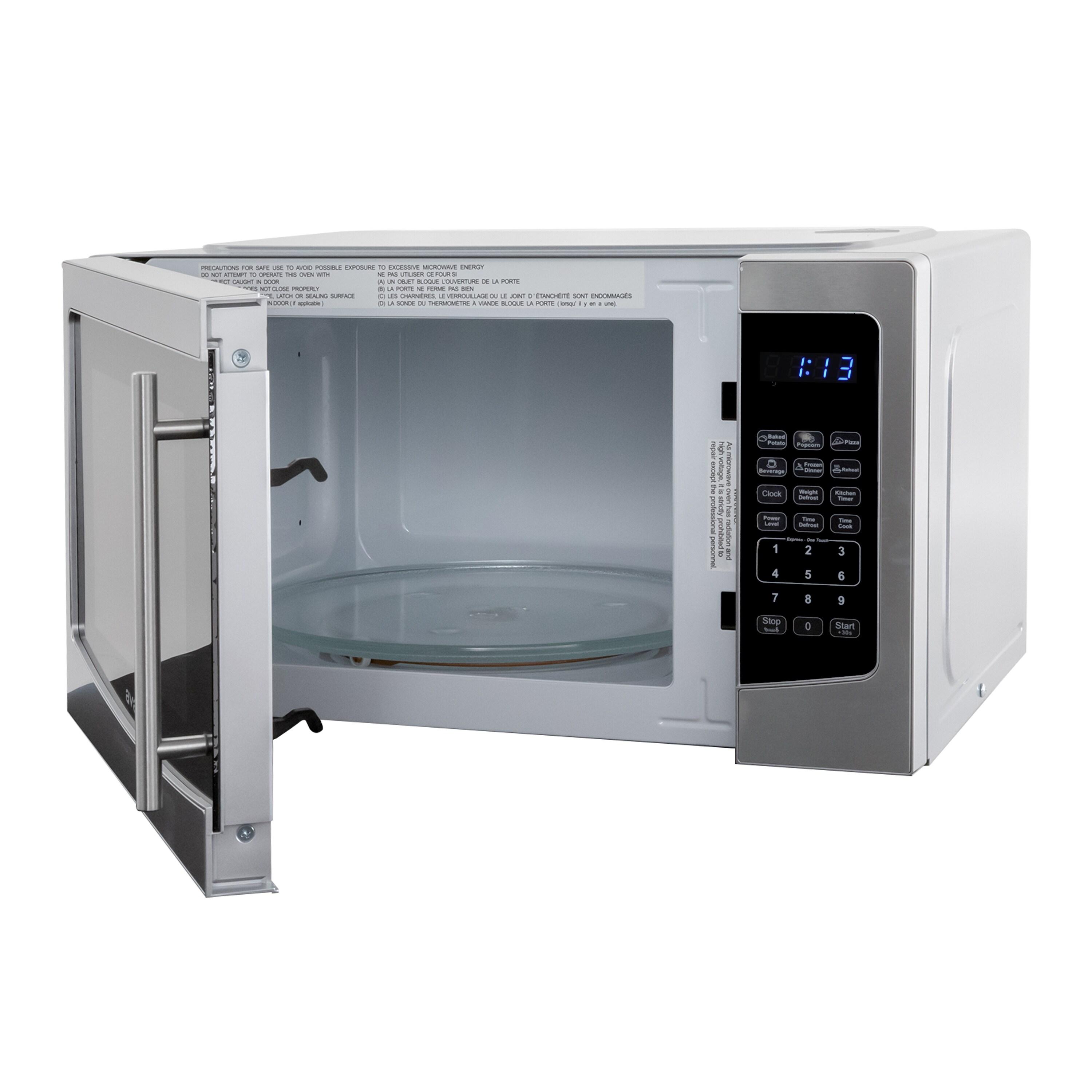 Avanti 1.1 cu. ft. Stainless Steel Microwave Oven, 1,000 W, Mirror-Finish