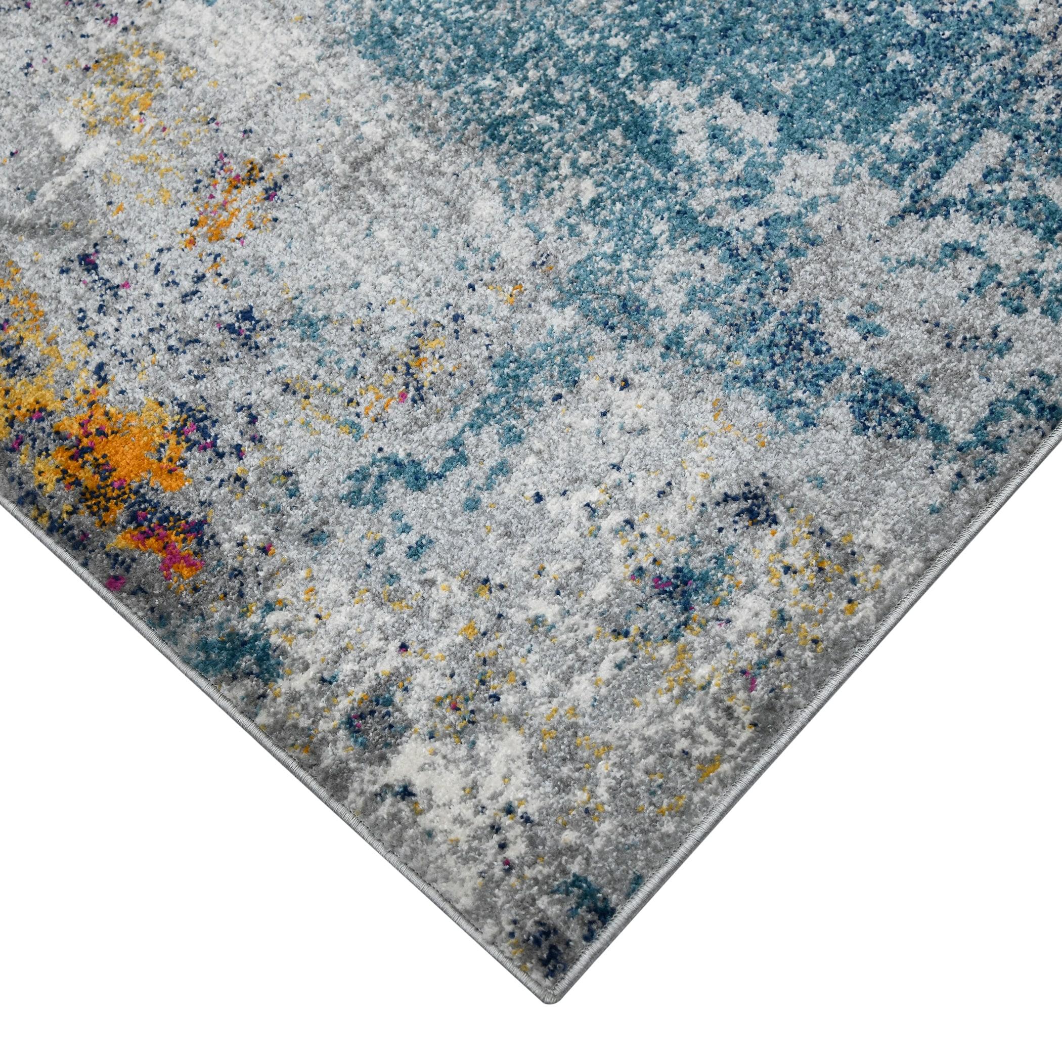 AMER Rugs Hannah Abstract Transitional Durable Performance Multicolor Area Rug