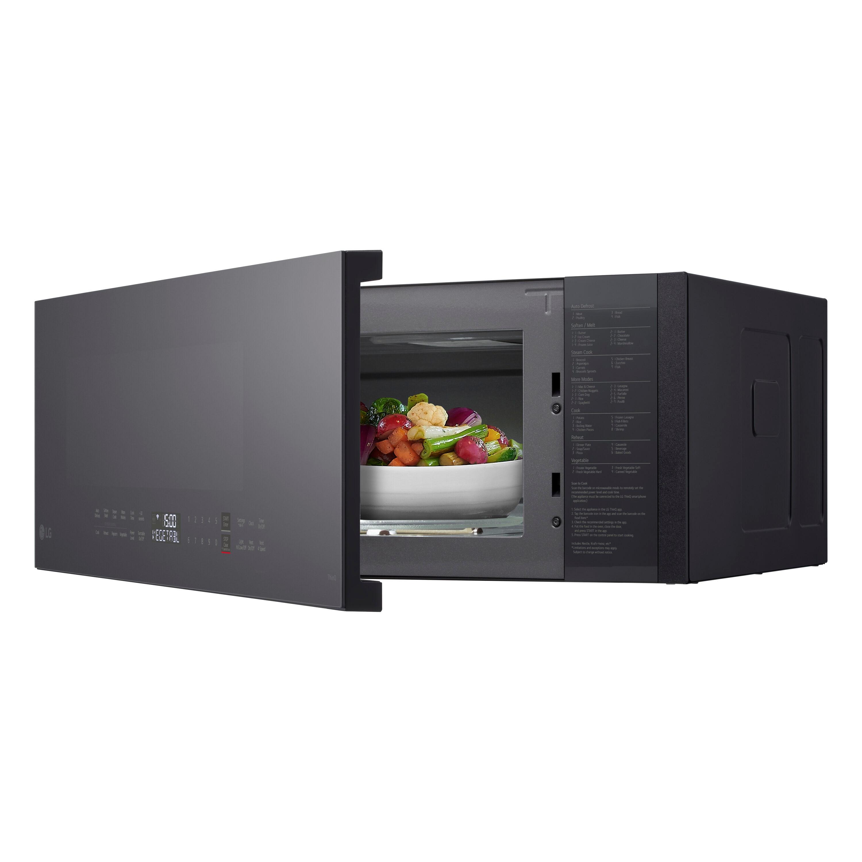 LG 1.3 Cu. Ft. Smart Low Profile Over-the-Range Microwave Oven with Sensor Cook